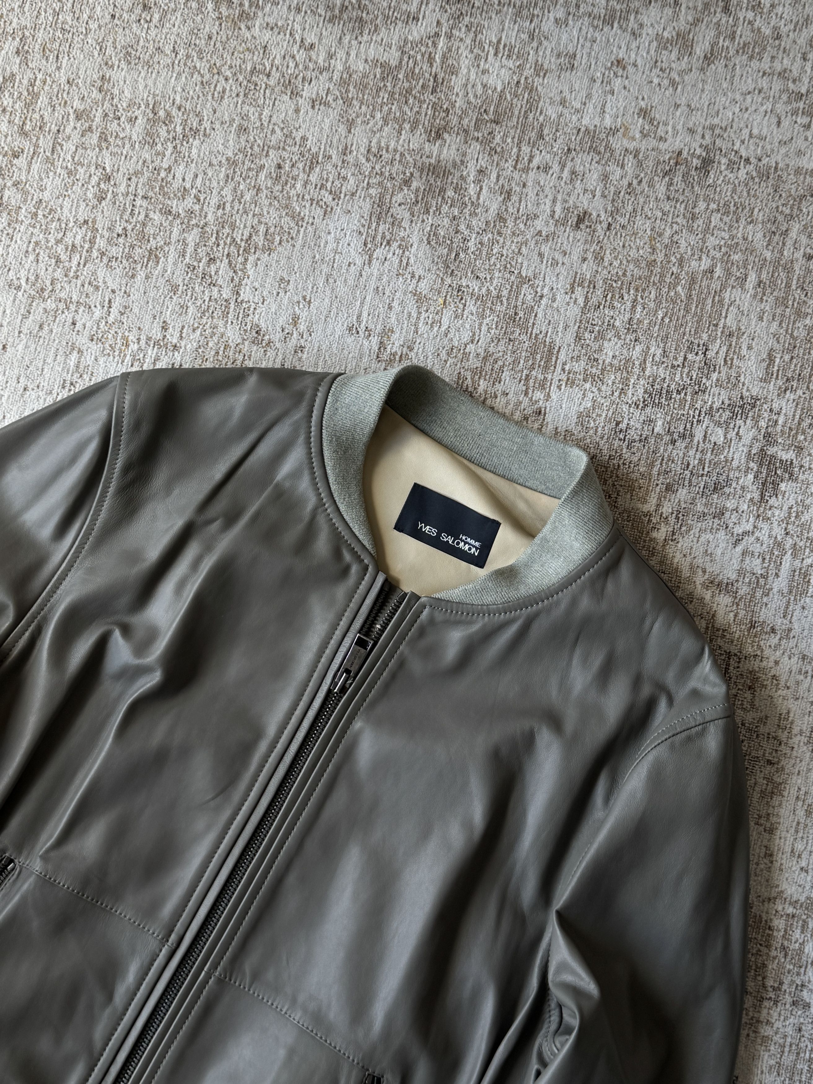 Yves Salomon Yves Salomon Leather Bomber Jacket Size US M / EU 48-50 / 2 - 7 Thumbnail