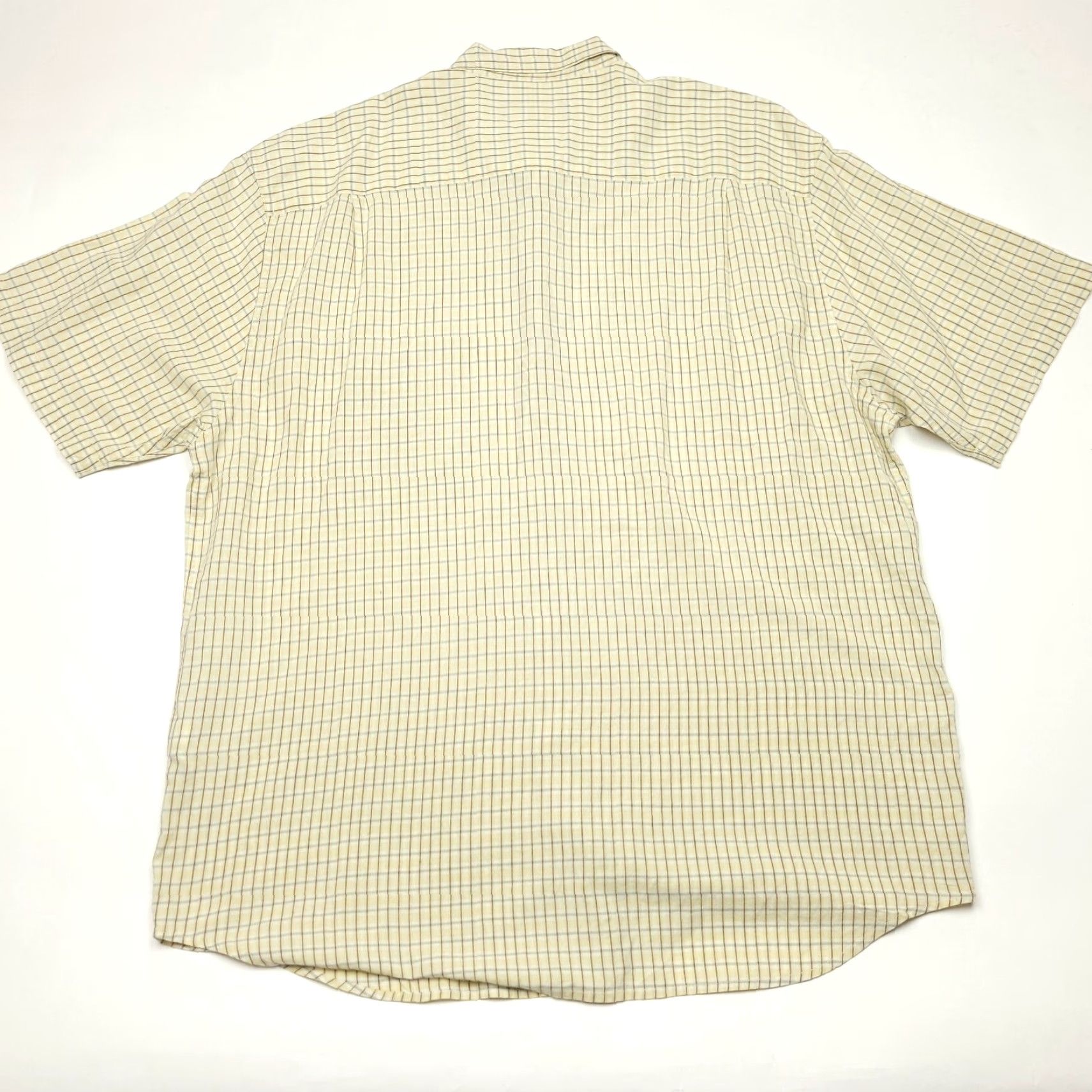 Eddie Bauer Eddie Bauer Button-Up Shirt Men’s Short Sleeve Yellow Check Casual Large Adult Regular Size Size US L / EU 52-54 / 3 - 6 Thumbnail