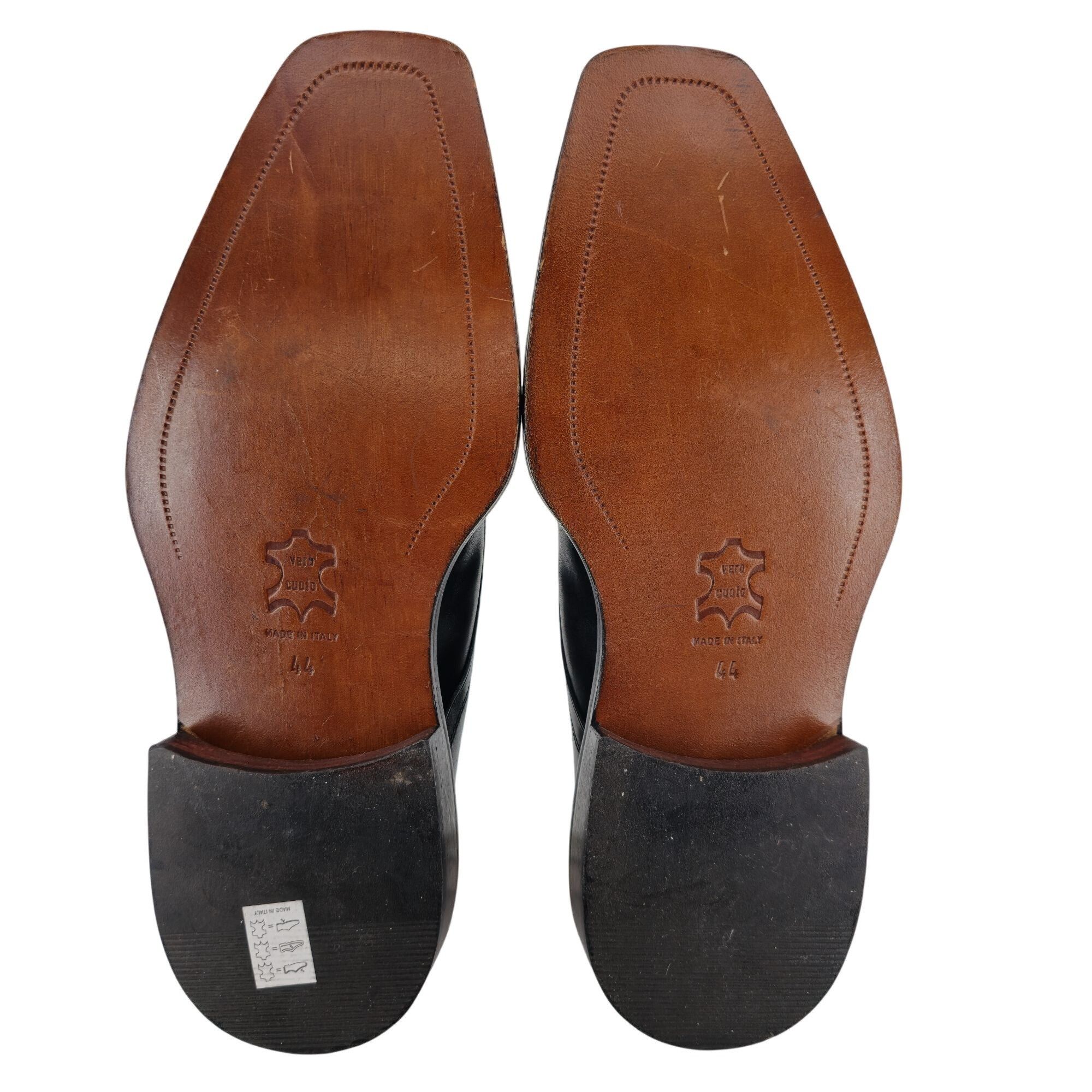 Other New Italian Barley Shoemakers Men's Size 11 44 Black Leather Size US 11 / EU 44 - 3 Thumbnail
