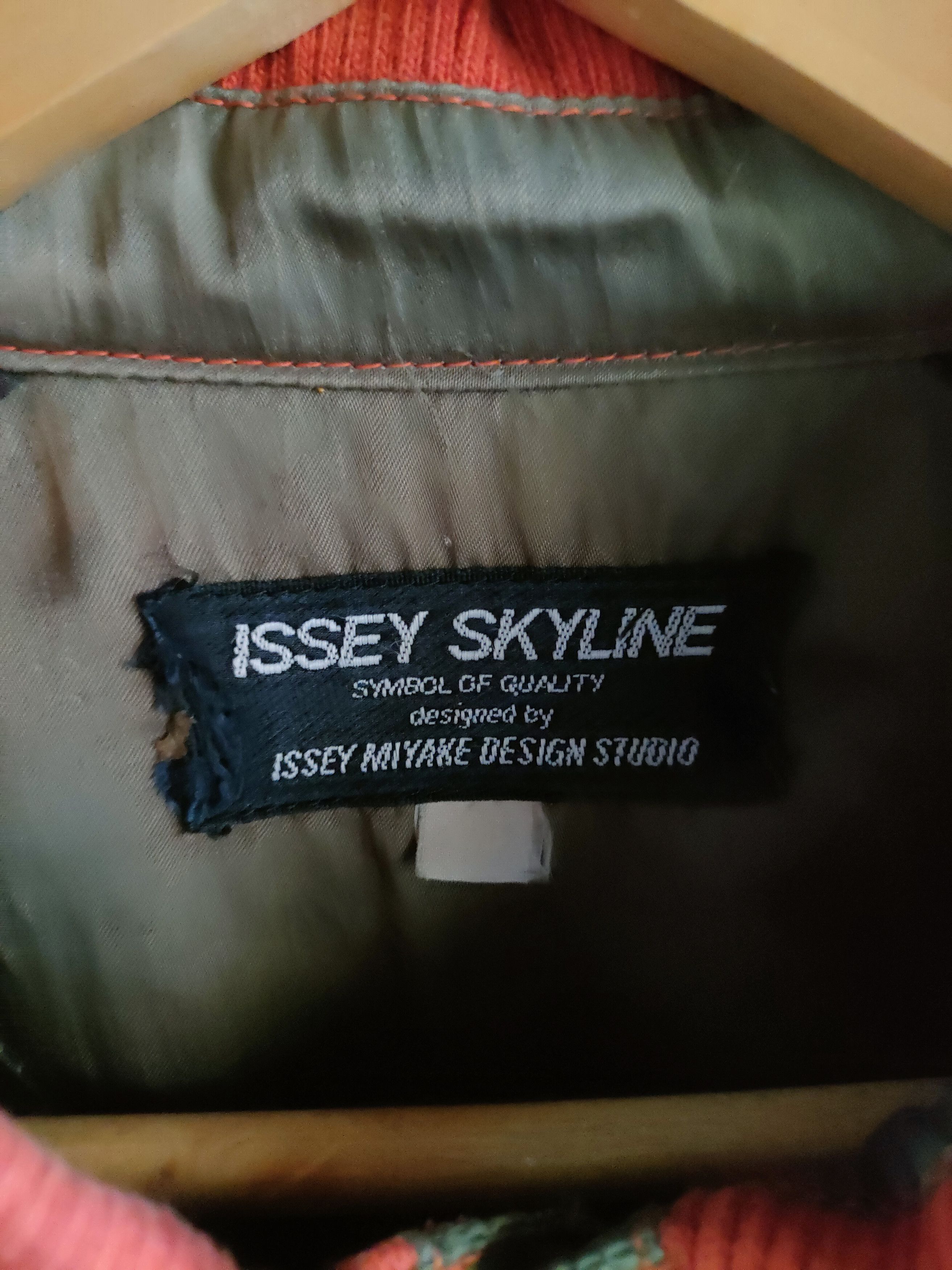 Designer × Issey Miyake Vintage Issey Skyline Bomber Jacket Size US M / EU 48-50 / 2 - 7 Thumbnail