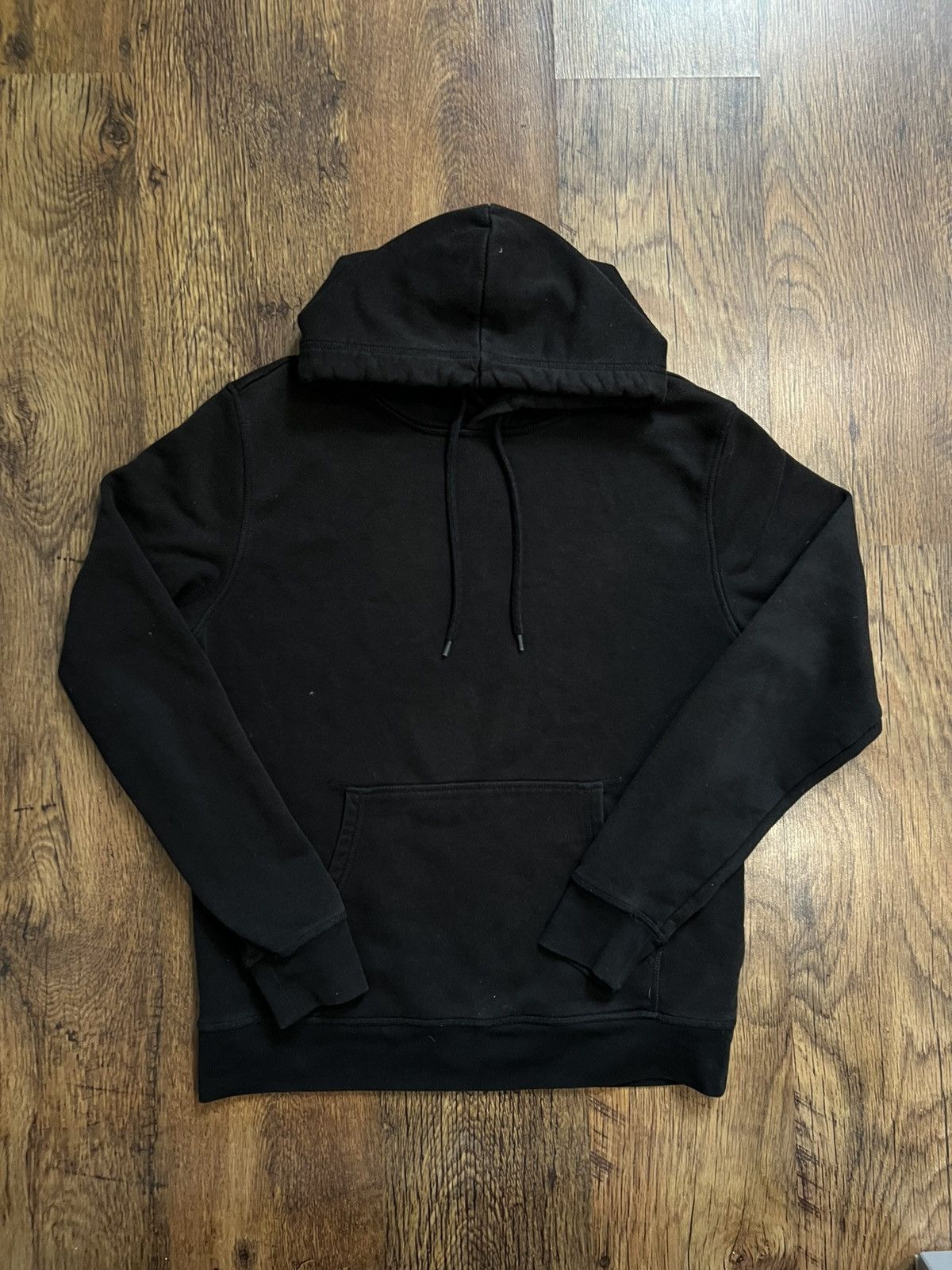 Vintage Vintage hoodie black blank 90s y2k sweatshirt Size US M / EU 48-50 / 2 - 1 Thumbnail