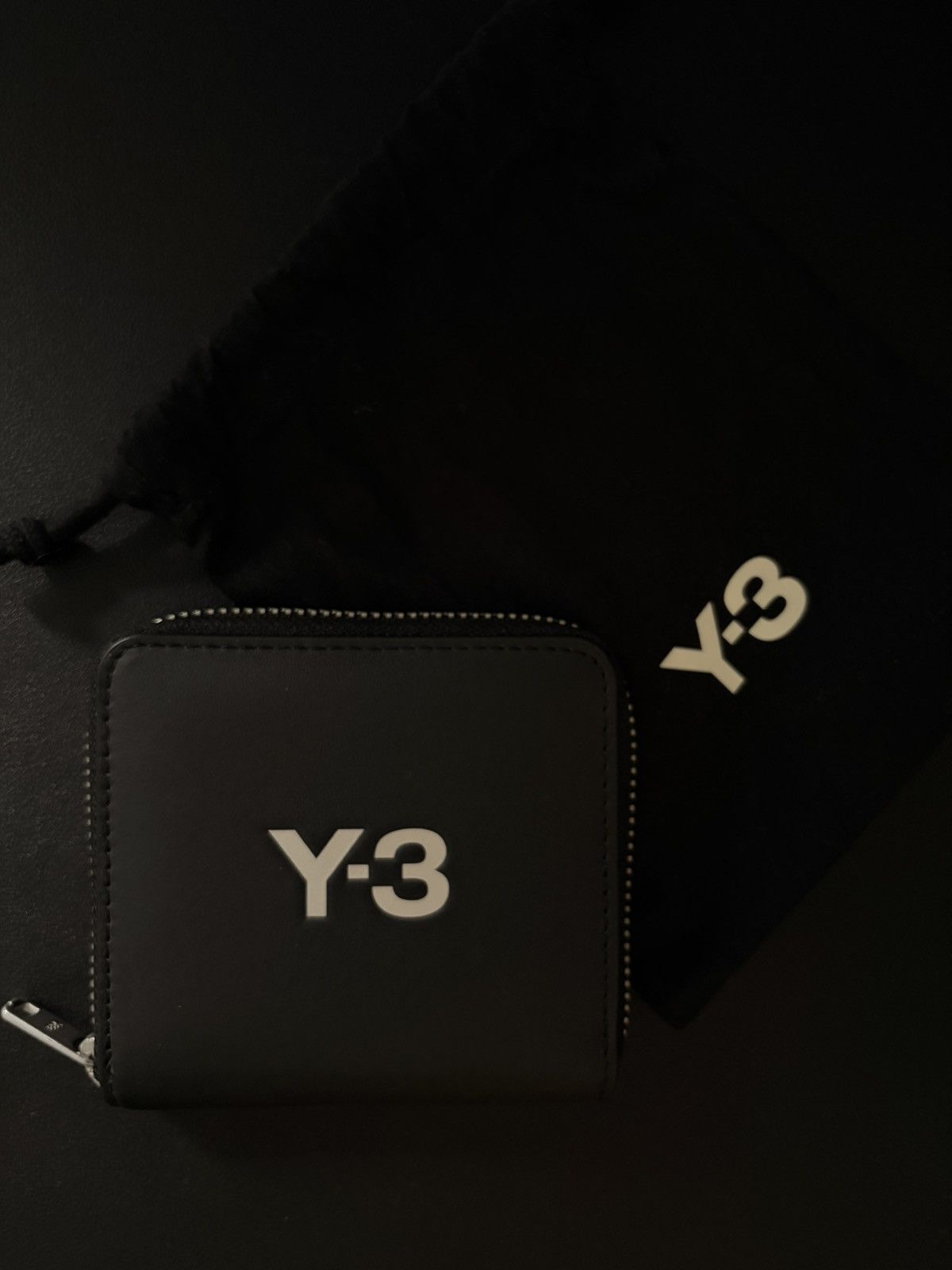 Y-3 Y-3 Cow Leather Zip Wallet Size ONE SIZE - 1 Thumbnail