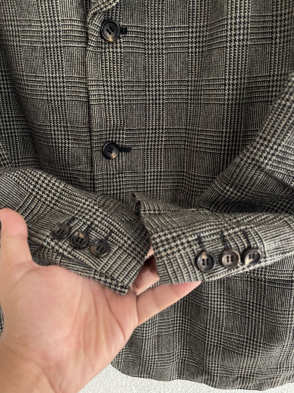 Comme des Garcons Homme AD1995 Comme Des Garcons Homme Blazer Acrylic Wool Size 52R - 6 Thumbnail