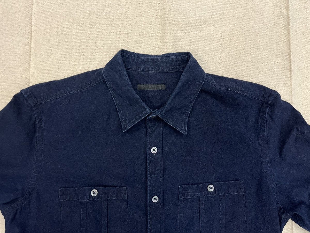 Unis Unis Dark Indigo Blue Adam Shirt Size M Size US M / EU 48-50 / 2 - 1 Thumbnail