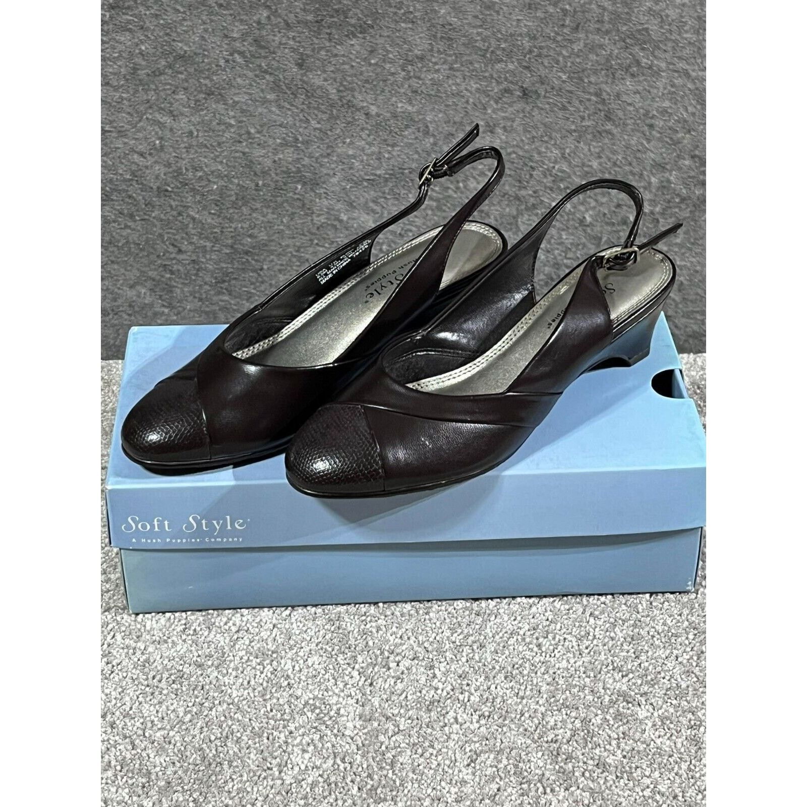Hush Puppies Soft Style by Hush Puppies Ainsley Heels 79426 Slingback 6.5 Size US 6.5 / IT 36.5 - 5 Thumbnail