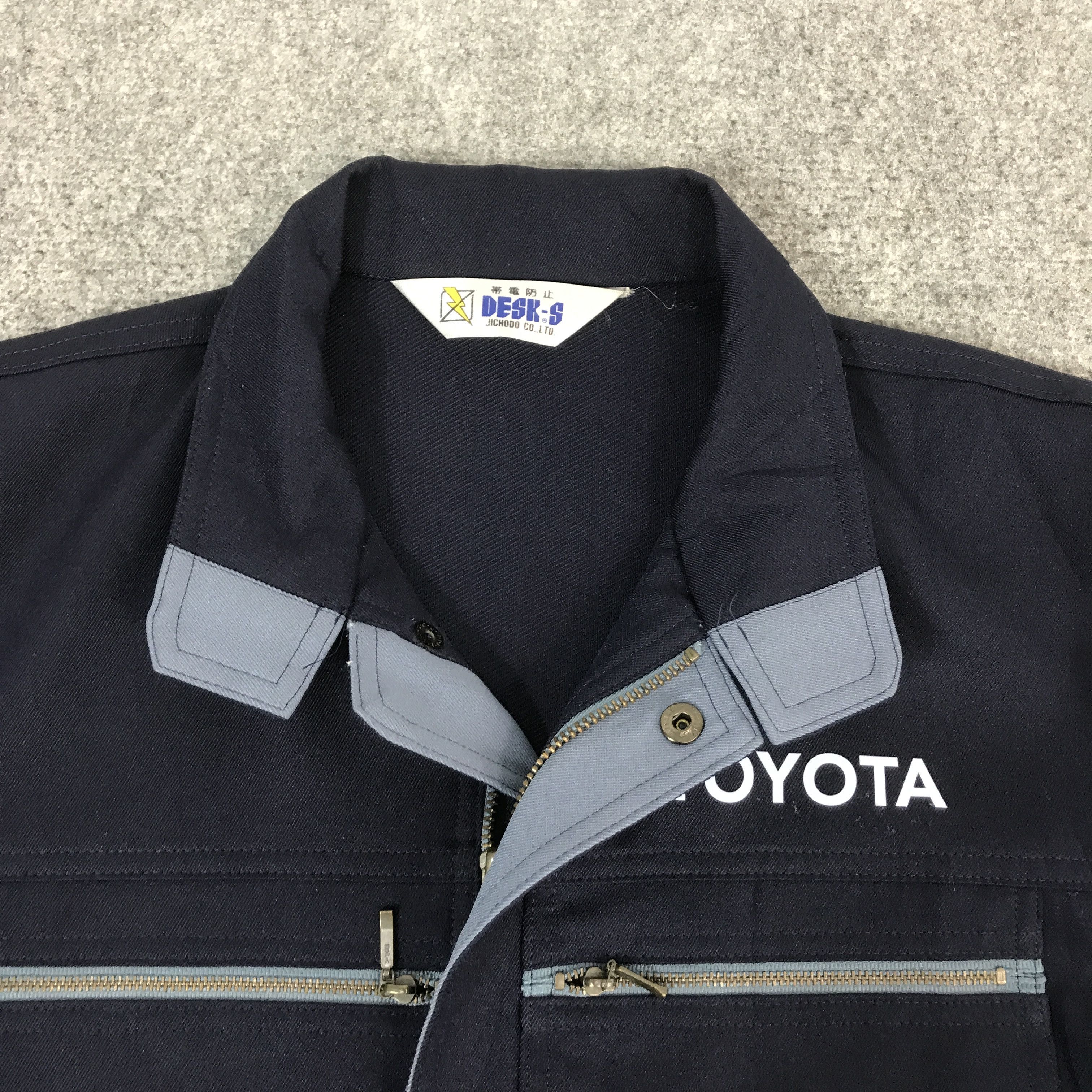 Japanese Brand TOYOTA RACING TEAM NAVY CUSTOM JACKET K64B17 Size US M / EU 48-50 / 2 - 8 Thumbnail