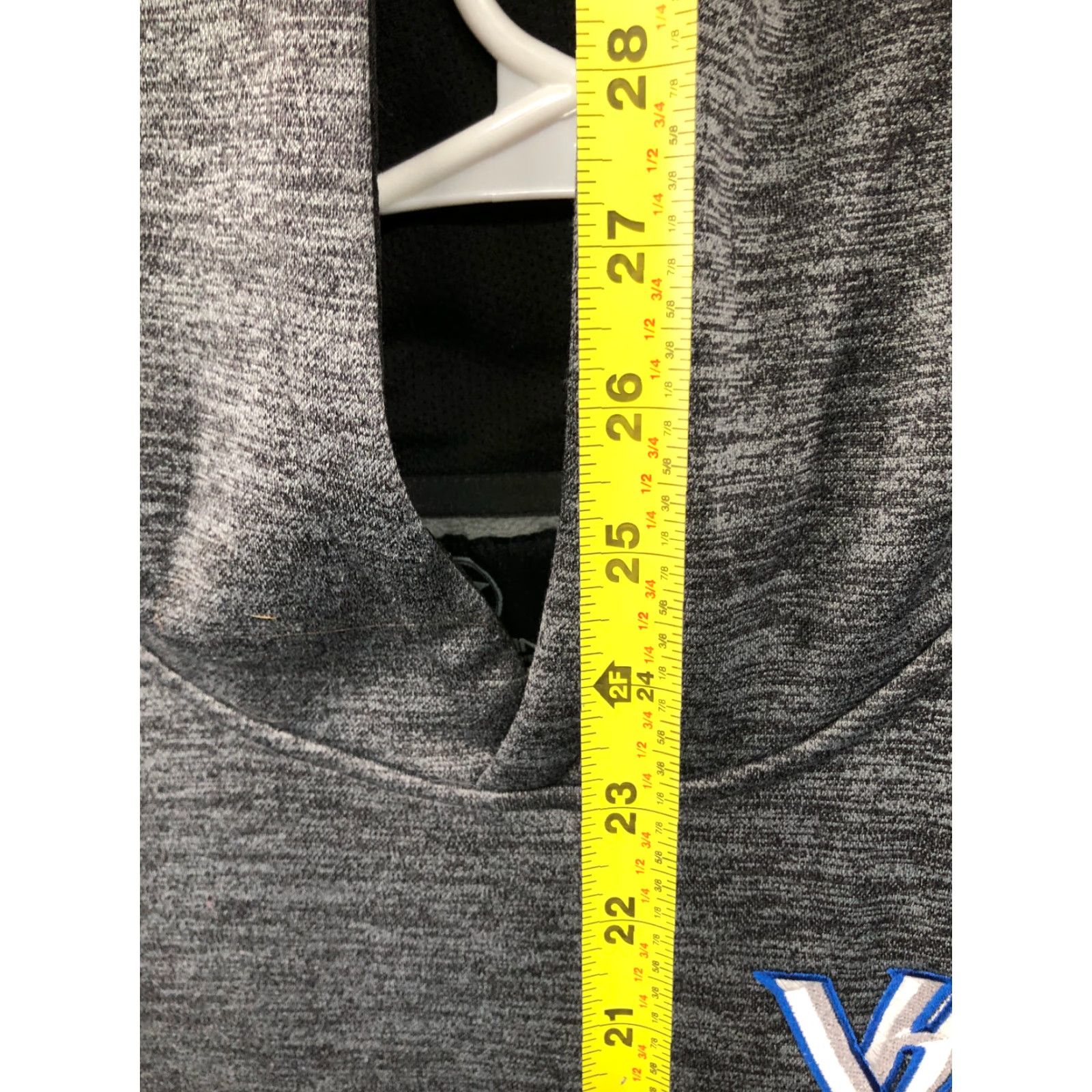 Cougar XGrain Hoodie Mens Gray Long Sleeve Pullover W Pockets Cougars Wrestling Logo Print Decade: None? Size US S / EU 44-46 / 1 - 6 Thumbnail