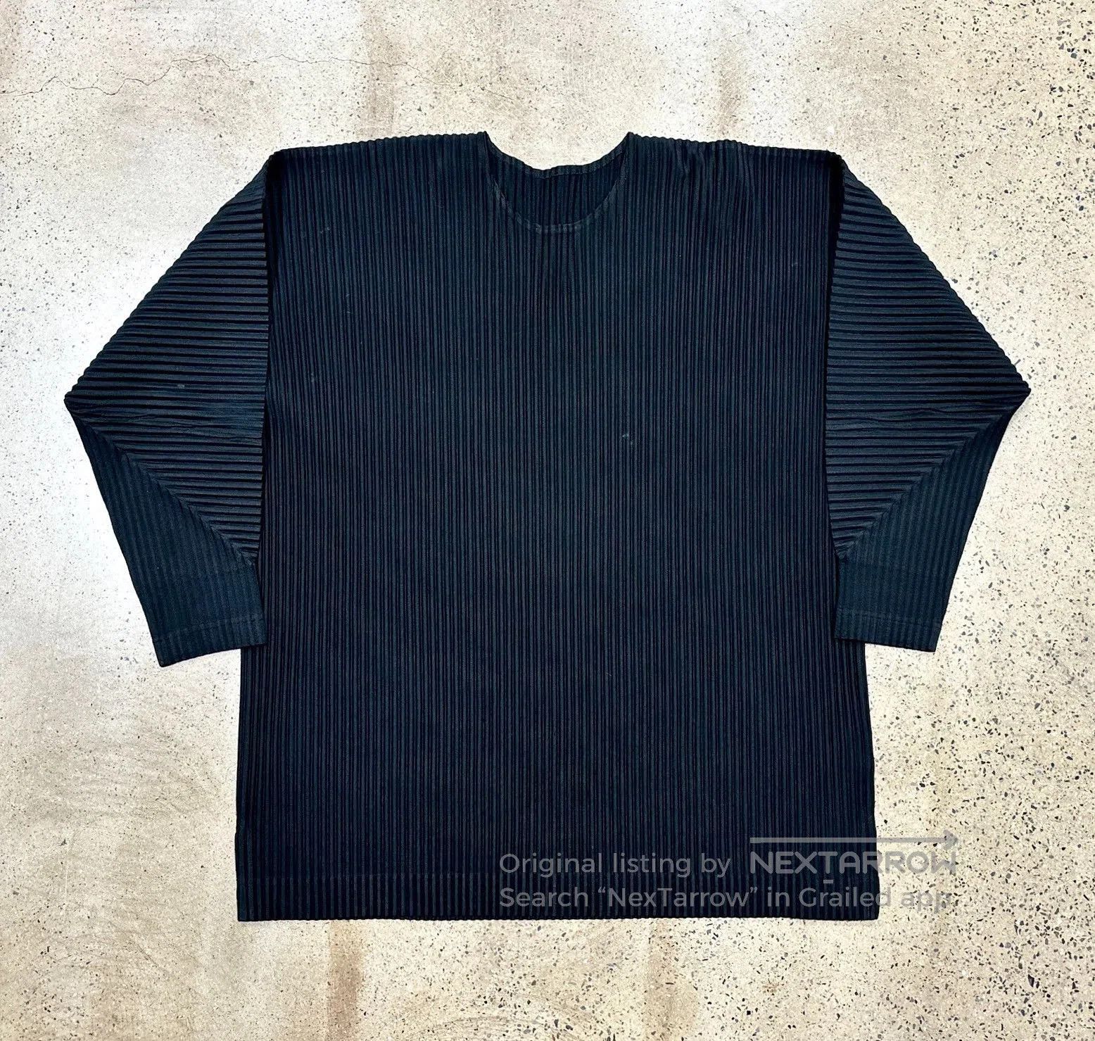 Pleats Please Issey Miyake Issey Miyake Pleated Long Sleeve Sweatshirt. Size US L / EU 52-54 / 3 - 1 Thumbnail