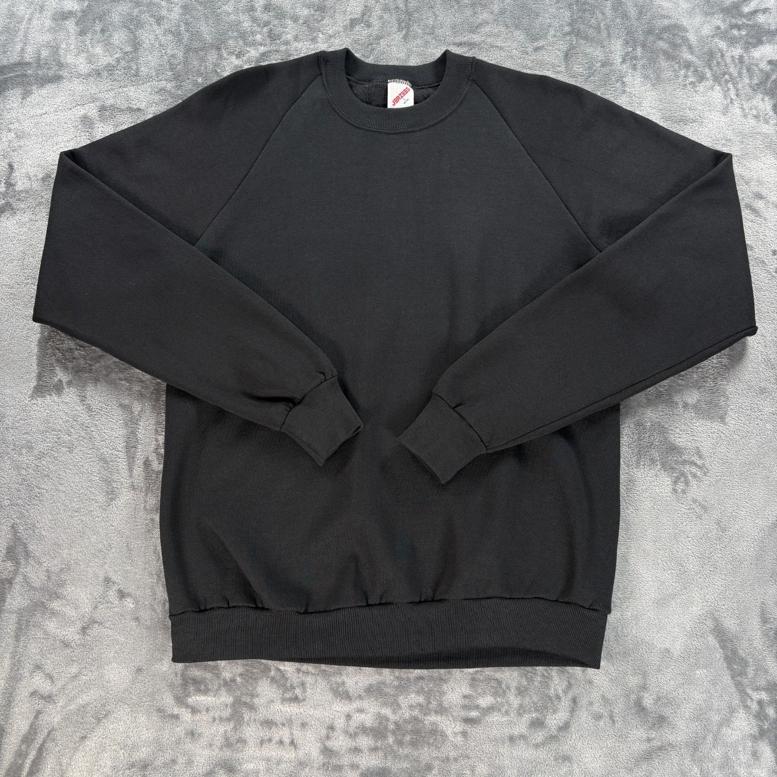 Jerzees Vintage 90s Jerzees Sweatshirt Size L Black Blank New Withou Size US L / EU 52-54 / 3 - 1 Thumbnail