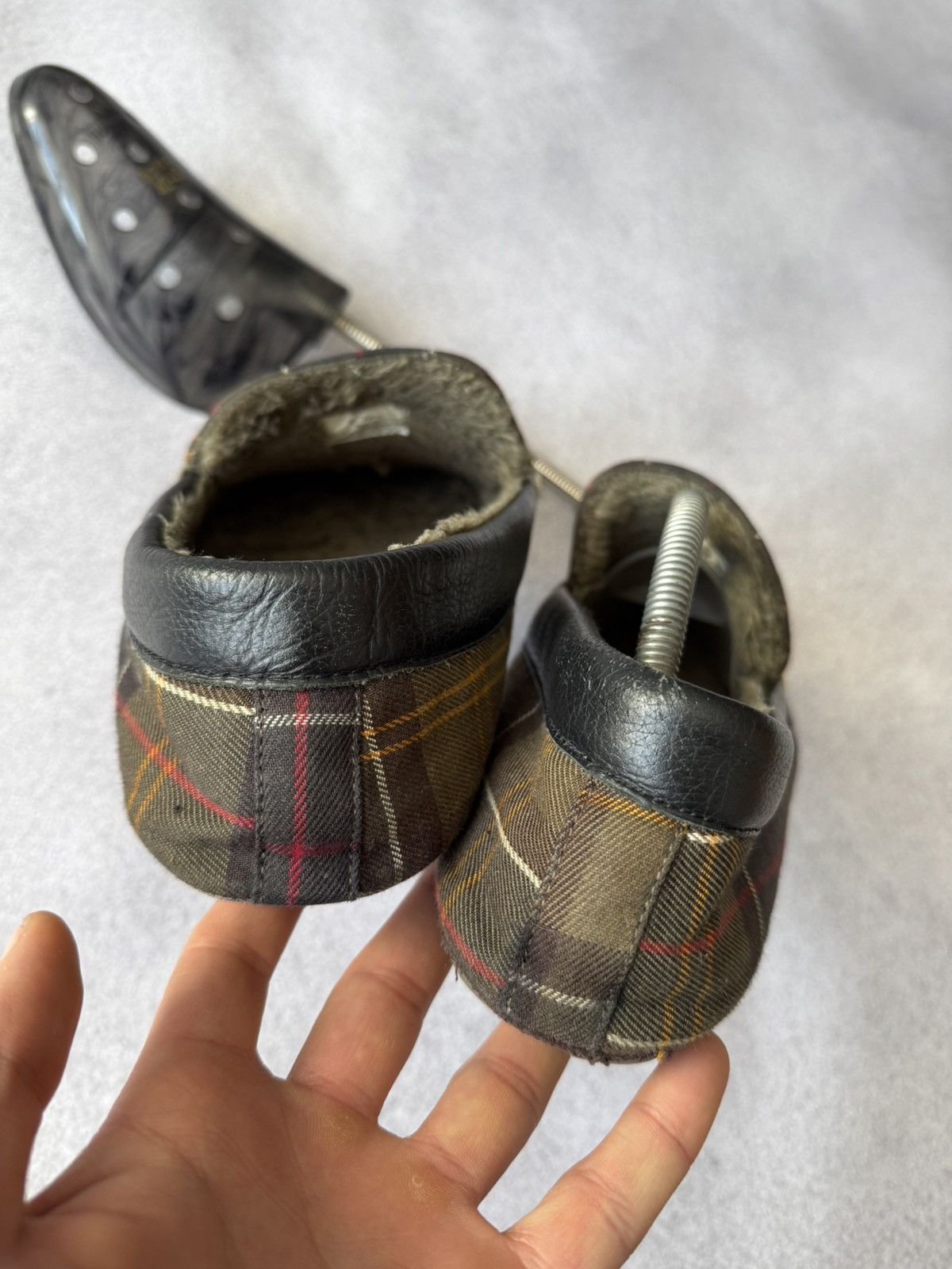 Barbour Barbour Slippers Shoes 44 size Mono big logo Size US 10.5 / EU 43-44 - 10 Thumbnail