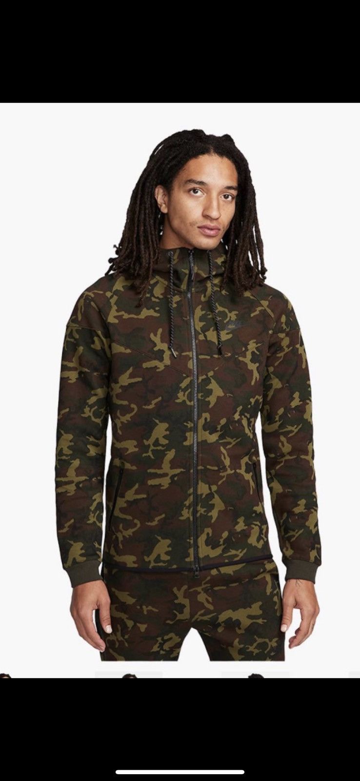 Nike × Vintage Vintage Nike Tech fleece tracksuit size S S/M rare Camo Size US S / EU 44-46 / 1 - 5 Thumbnail
