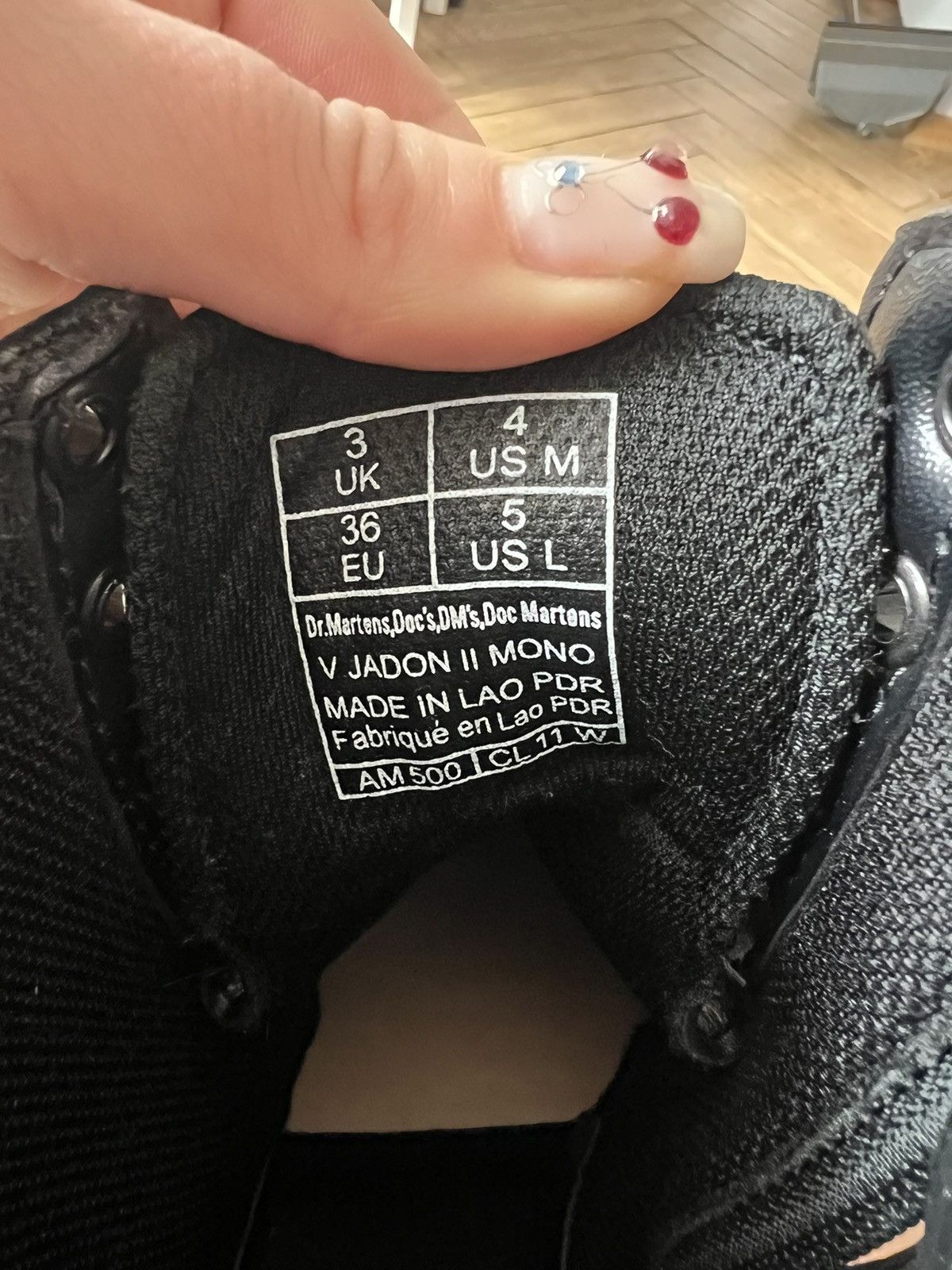 Dr. Martens Dr. Martens Jadon II Vegan Mono Black Felix Rub-Off Size 36 Size US 6 / IT 36 - 9 Thumbnail