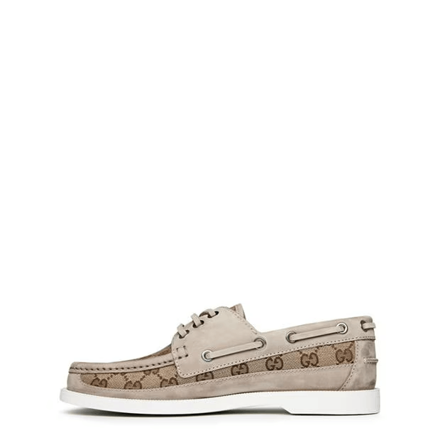 Gucci Original Gg Lace-Up Loafers Size US 11 / EU 44 - 2 Thumbnail