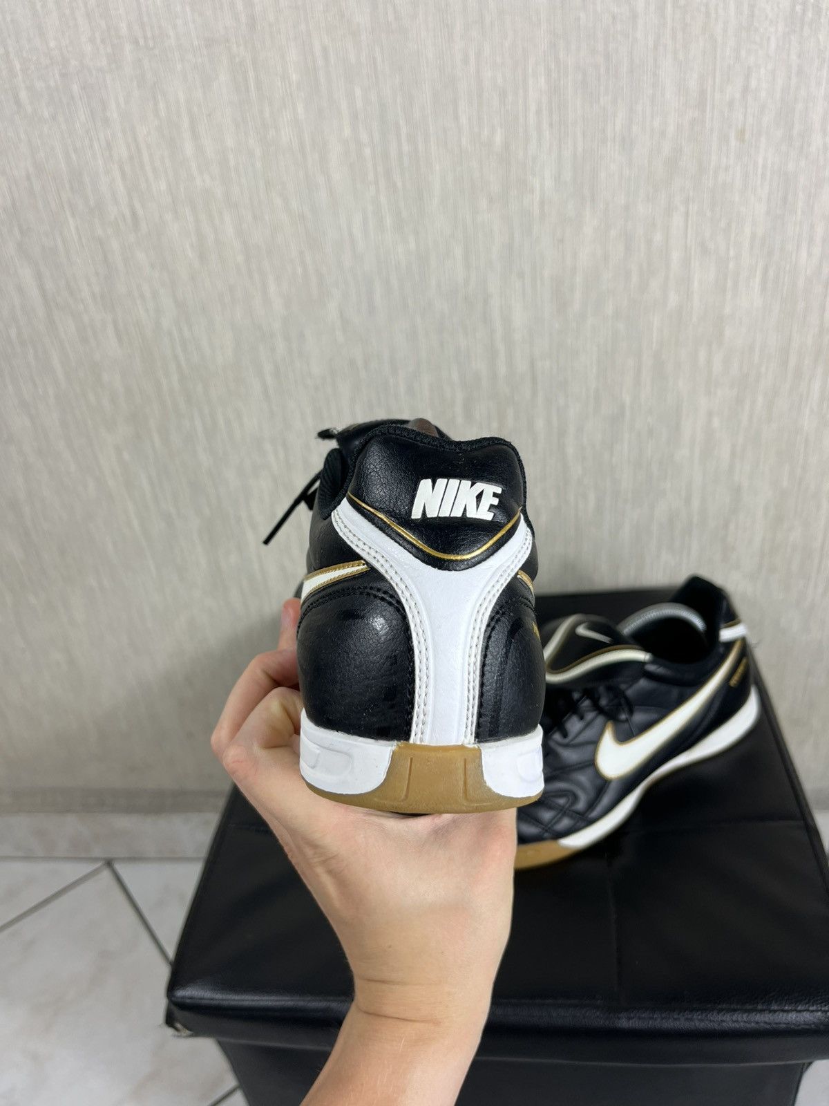 Nike × Vintage Vintage Nike Tiempo y2k soccer shoes Ronaldinho bloke core Size US 9.5 / EU 42-43 - 8 Thumbnail