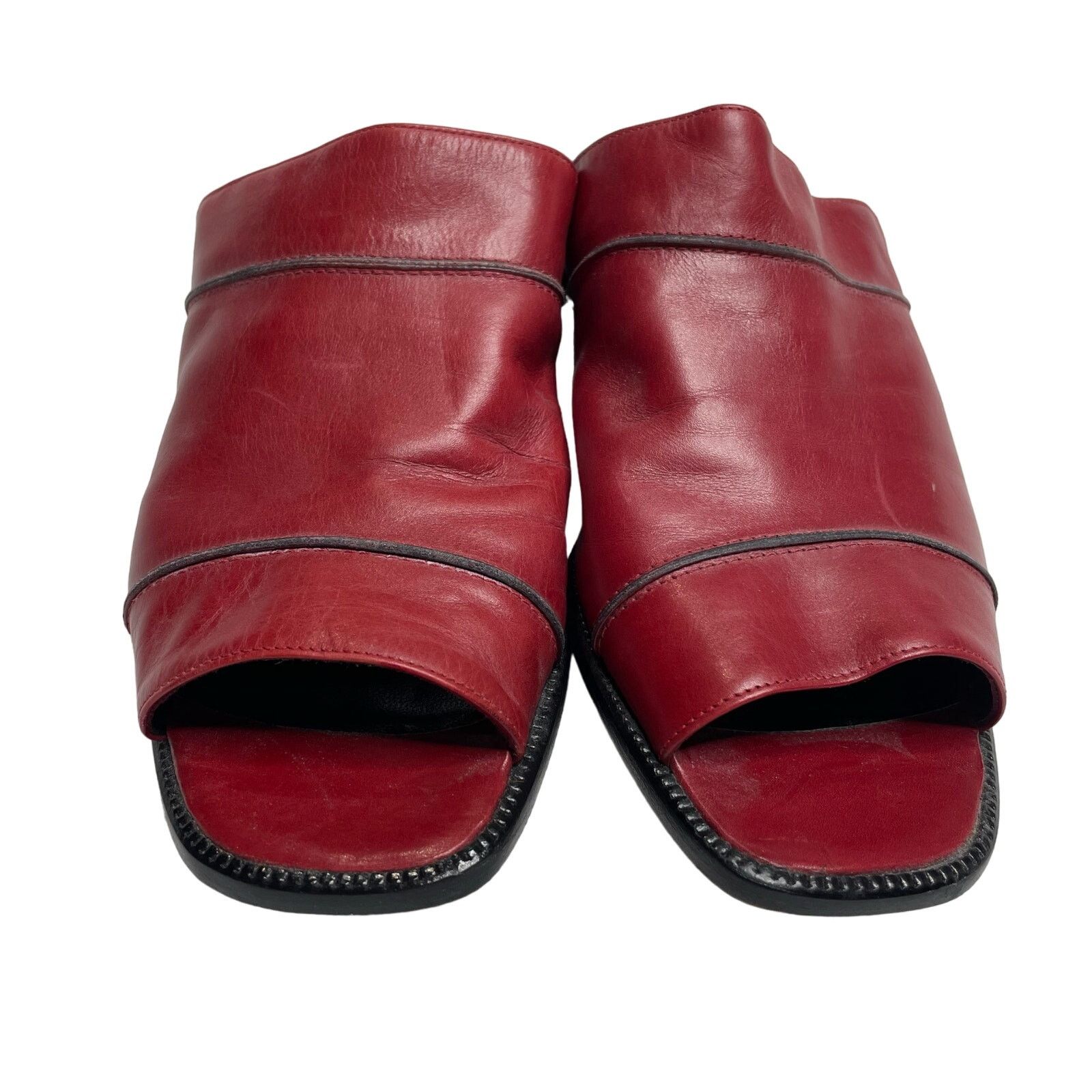 Bally Vintage Bally Open Toe Mules Size US 6 / IT 36 - 7 Thumbnail