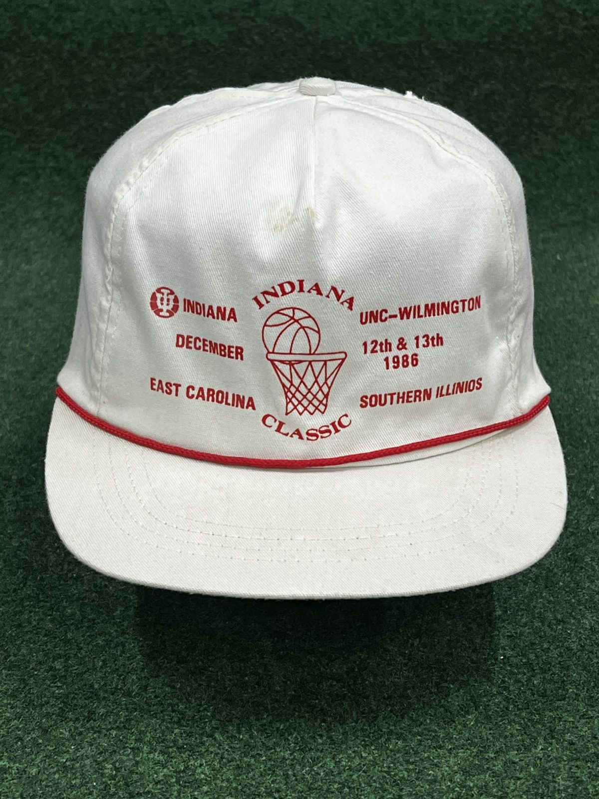 NCAA 1986 Indiana Classic Basketball Tournament Snapback Hat Size ONE SIZE - 1 Thumbnail