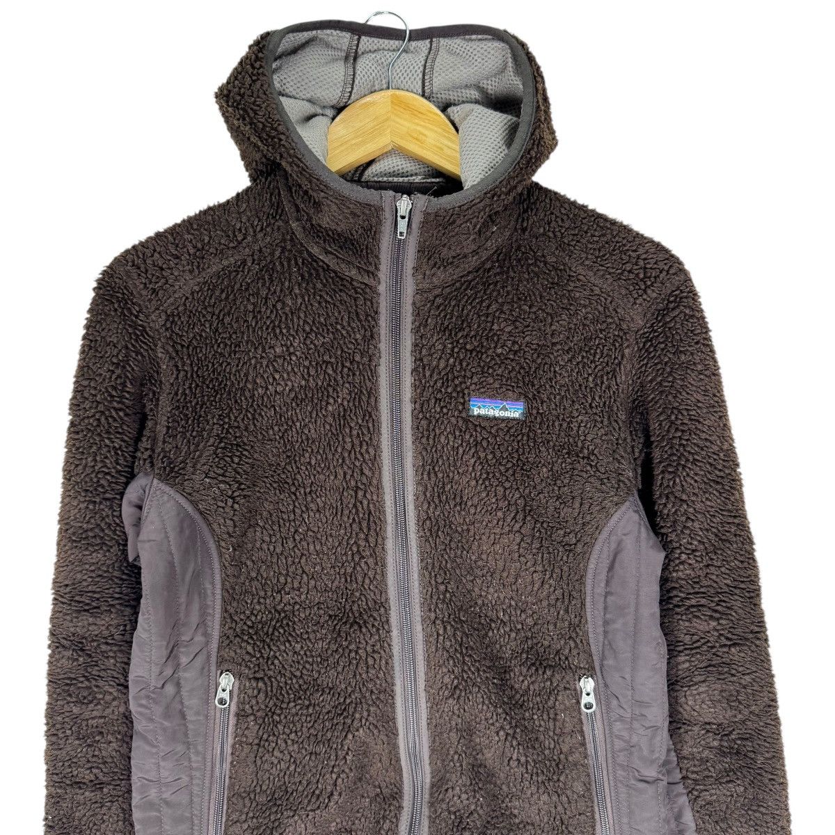 Patagonia 🌟PATAGONIA HOODIE DEEP PILE FLEECE JACKET Size M / US 6-8 / IT 42-44 - 3 Thumbnail