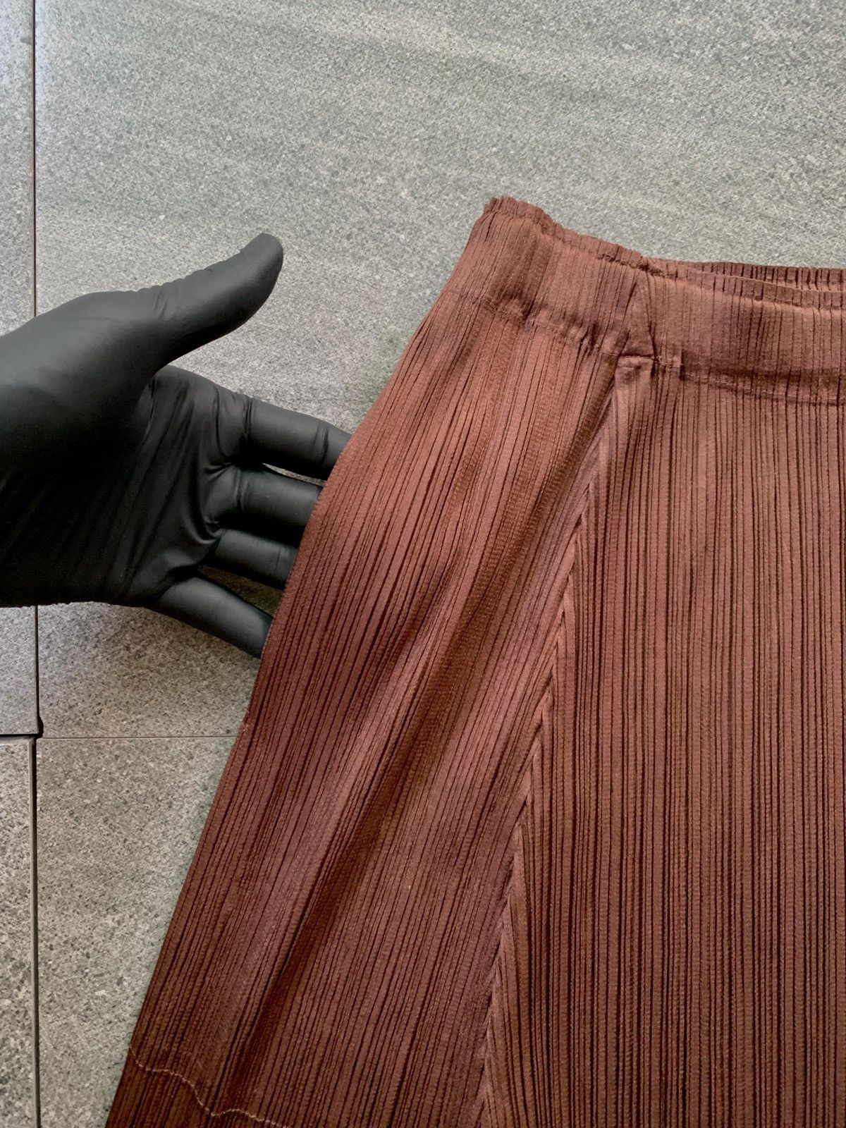Pleats Please Issey Miyake FREE TAX! Pleats Please Baggy Drop Crotch Pants Size US 27 - 5 Thumbnail