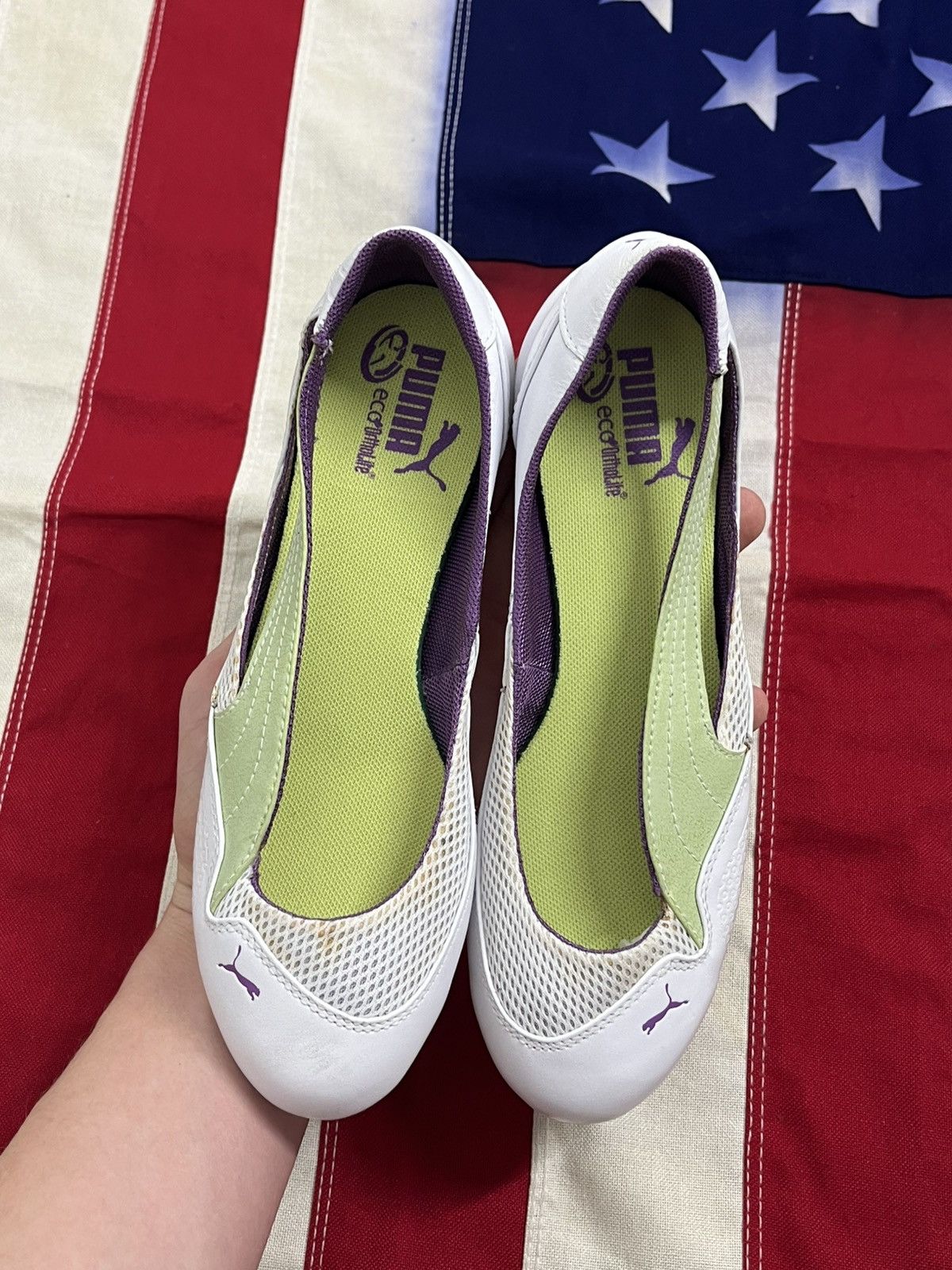Puma Puma Ballet Flats Lightweight & Comfortable Size US 5.5 / IT 35.5 - 1 Thumbnail