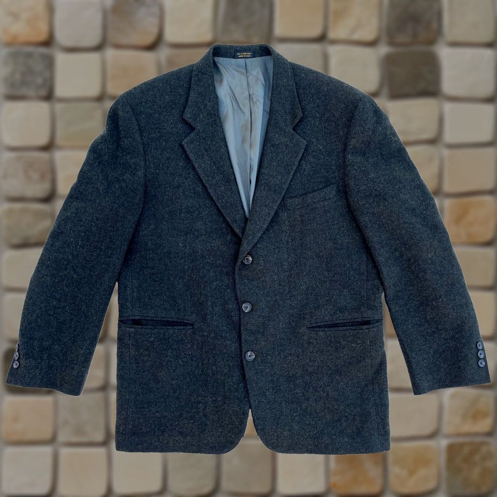 Eddie Bauer Eddie Bauer Blazer Mens Wool Mid-Length Dark Green 41R Vintage USA Size 41 Regular Jacket Coat Size 42R - 1 Thumbnail