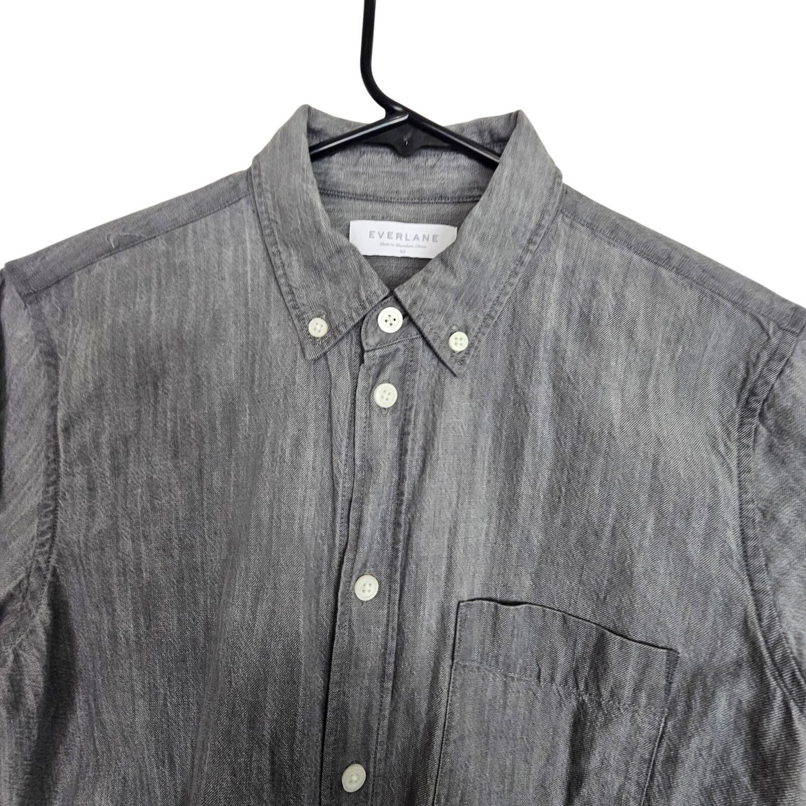 Everlane Everlane Shirt Light Gray Button Down Long Sleeve Shirt XS Size US XS / EU 42 / 0 - 2 Thumbnail