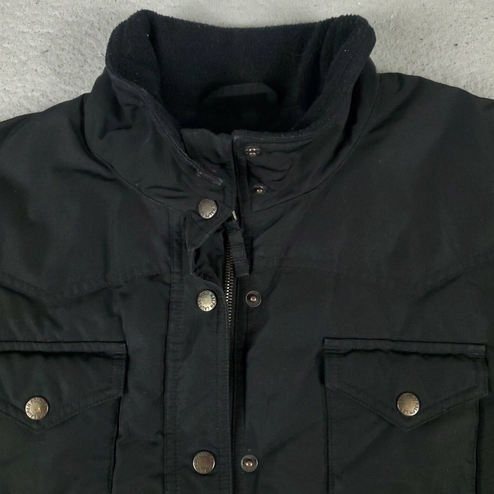 Ralph Lauren Ralph Lauren Puffer Jacket Womens Large Gray Full Zip Coat All Seasons Modern Sports Size L / US 10 / IT 46 - 2 Thumbnail