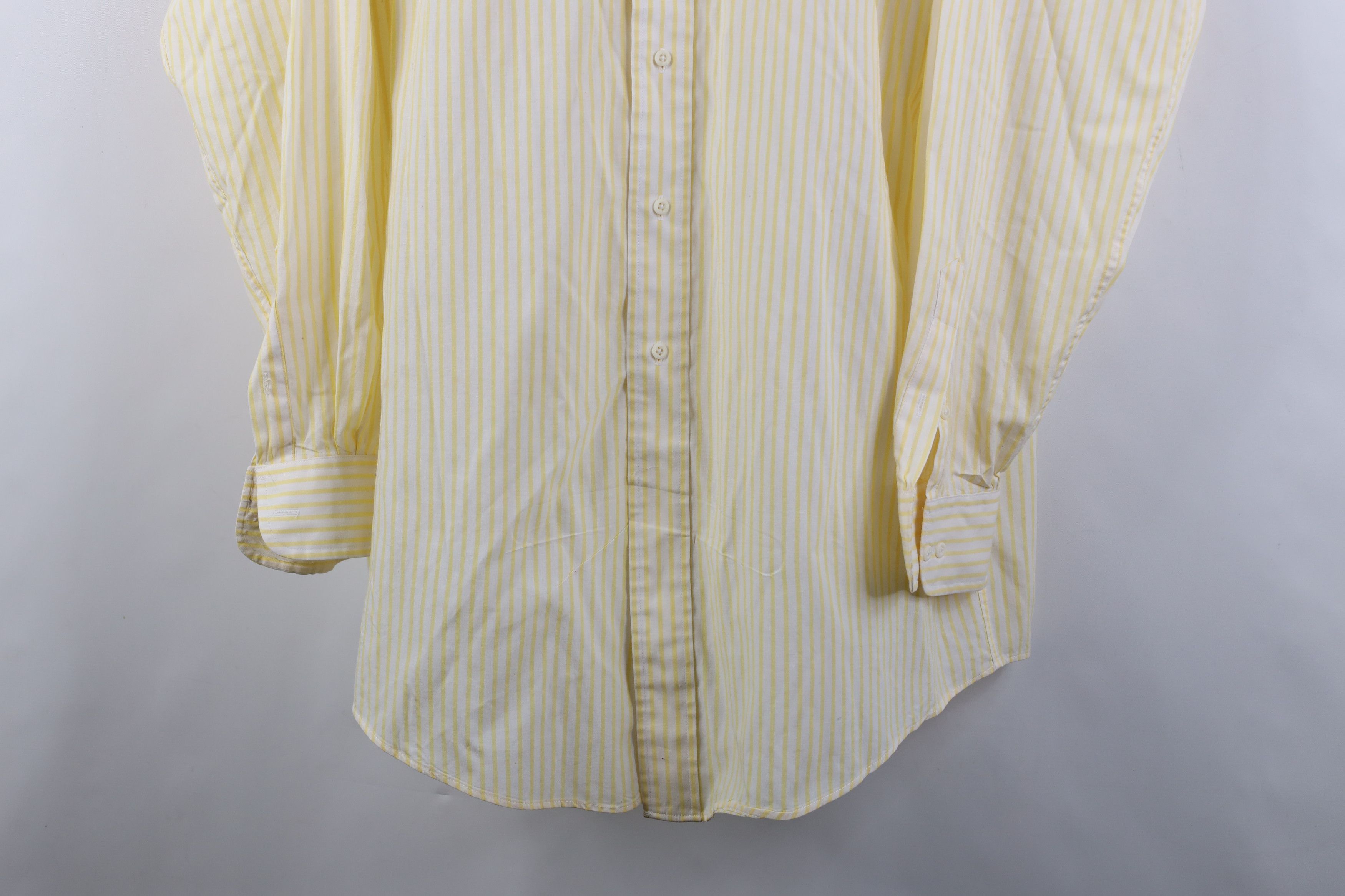 Lands' End Vintage 70s 80s Lands End Long Oxford Striped Button Shirt Size US L / EU 52-54 / 3 - 3 Thumbnail