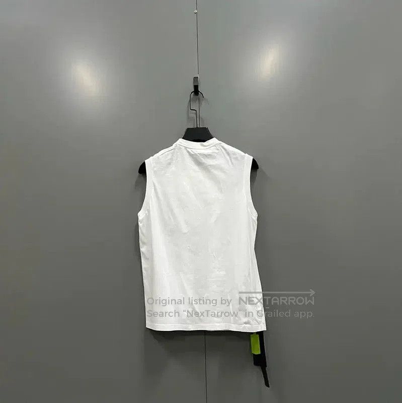 Prada Prada Sleeveless White Cotton Summer Top. Size XS / US 0-2 / IT 36-38 - 4 Thumbnail