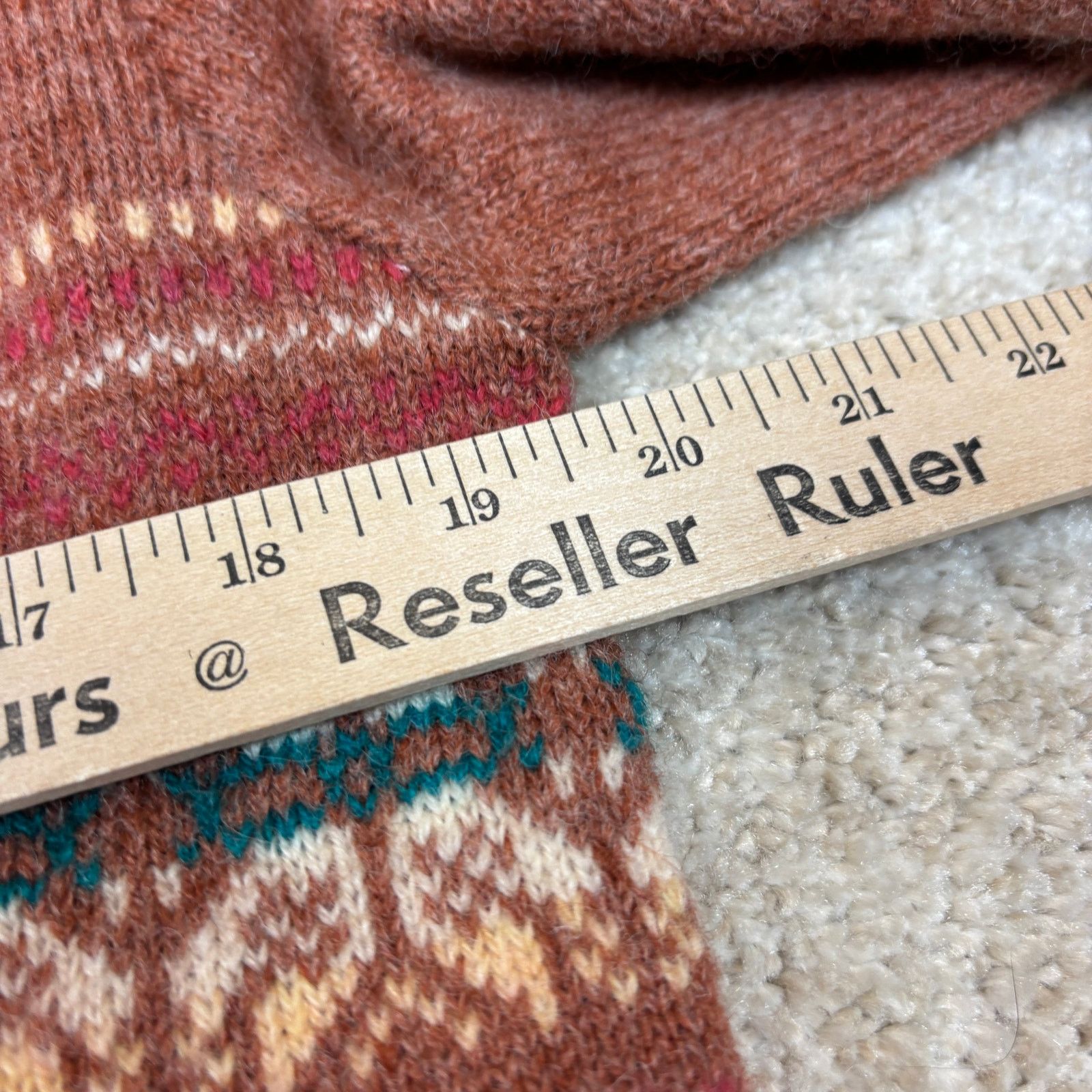 Pendleton × Vintage Vintage 80s Pendleton Wool V Neck Fair Isle Sweater Men's S Size US S / EU 44-46 / 1 - 5 Thumbnail
