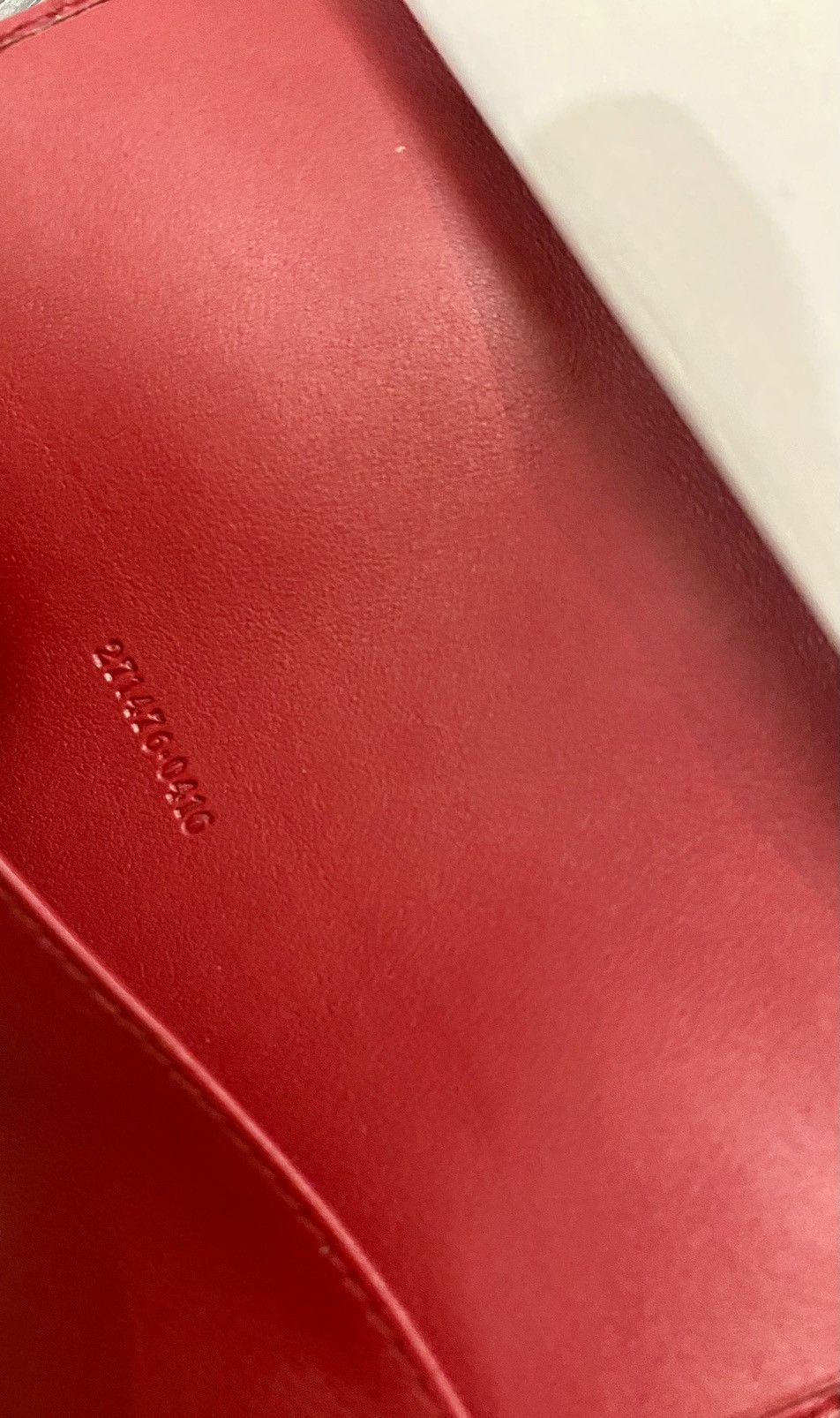 Gucci Gucci 🇮🇹 berry red microgucci GG leather porta quaderno NEW Size ONE SIZE - 3 Thumbnail