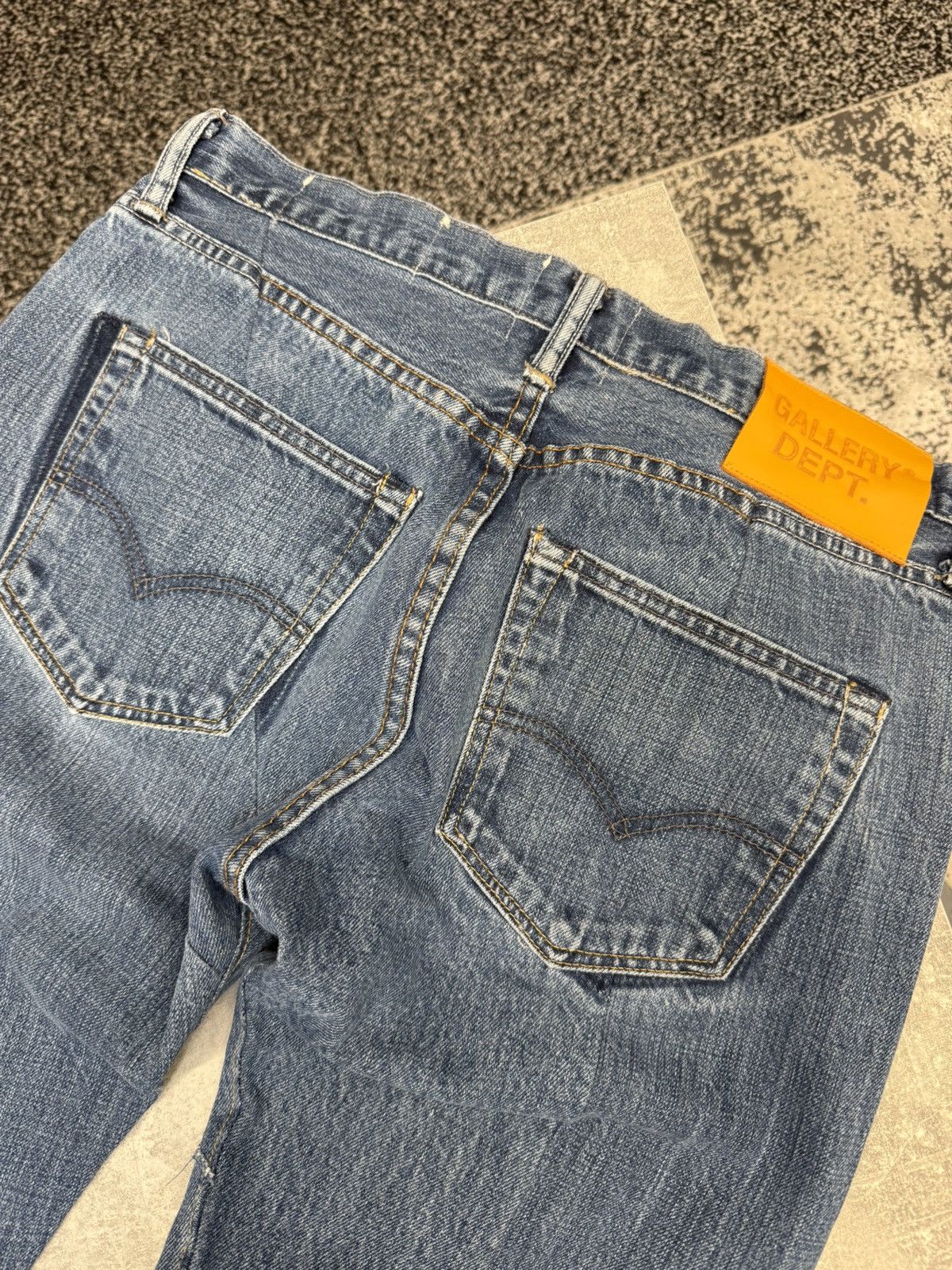 Gallery Dept. Kelly Dept. 5001 Jeans Indigo. W30 x L32. BNWT. RRP £1,140 Size US 30 / EU 46 - 7 Thumbnail