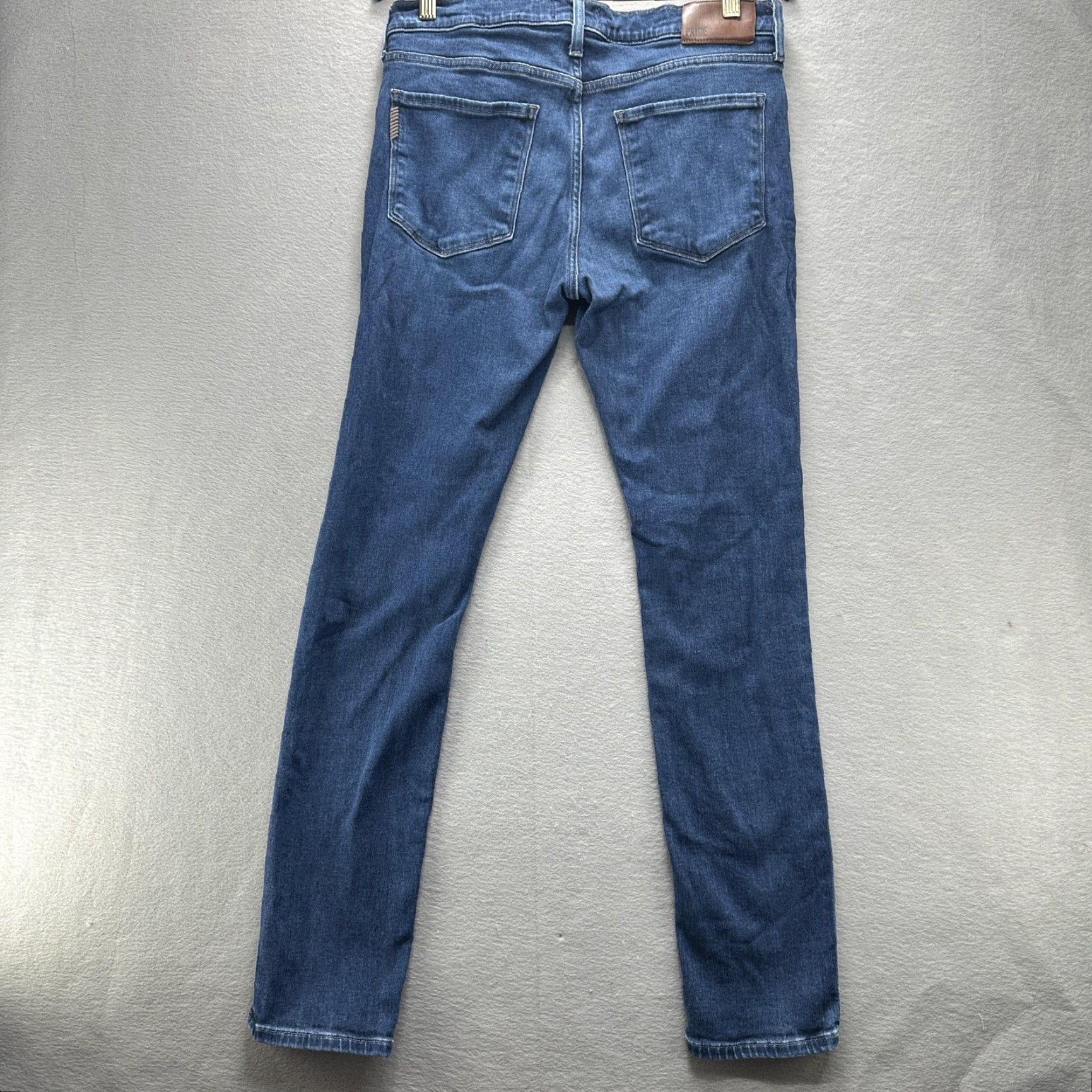 Paige PAIGE Lennox Jeans Mens Slim Fit 32x31 Blue Stretch Denim Talon Zipper Classic Size US 32 / EU 48 - 4 Thumbnail
