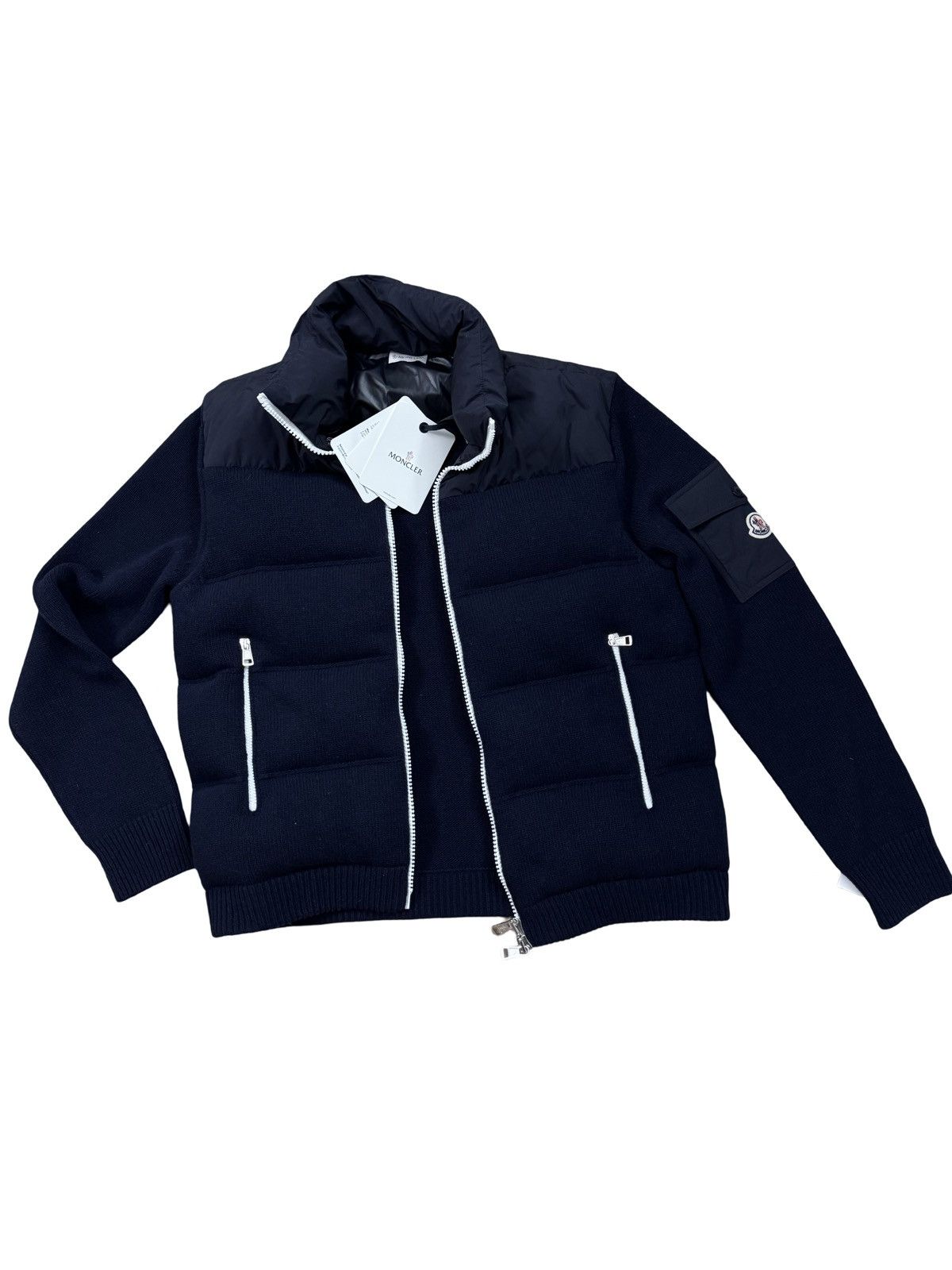 Moncler 🔥Moncler Knitted Wool Jacket/Moncler Cardigan Tricot Jacket Size US XL / EU 56 / 4 - 2 Thumbnail