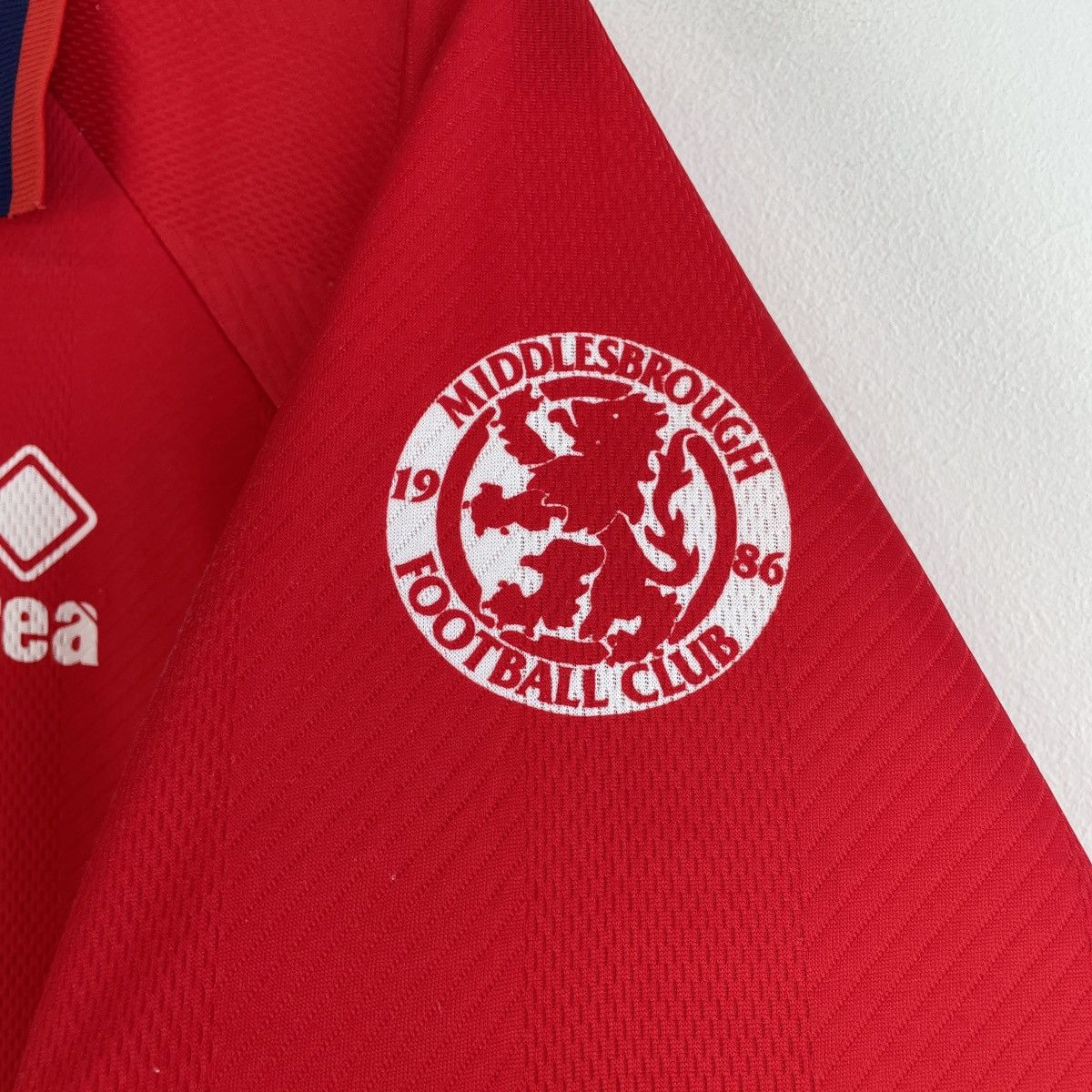 Errea Vintage Middlesbrough Home Errea Jersey Rare 1996-1997 Size US L / EU 52-54 / 3 - 10 Thumbnail