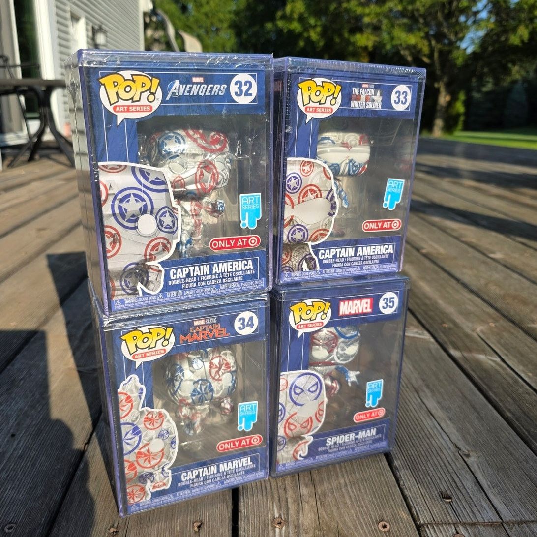 Marvel Comics Funko POP "Artist Series Marvel Patriotic Age Art" Lot Size ONE SIZE - 1 Thumbnail