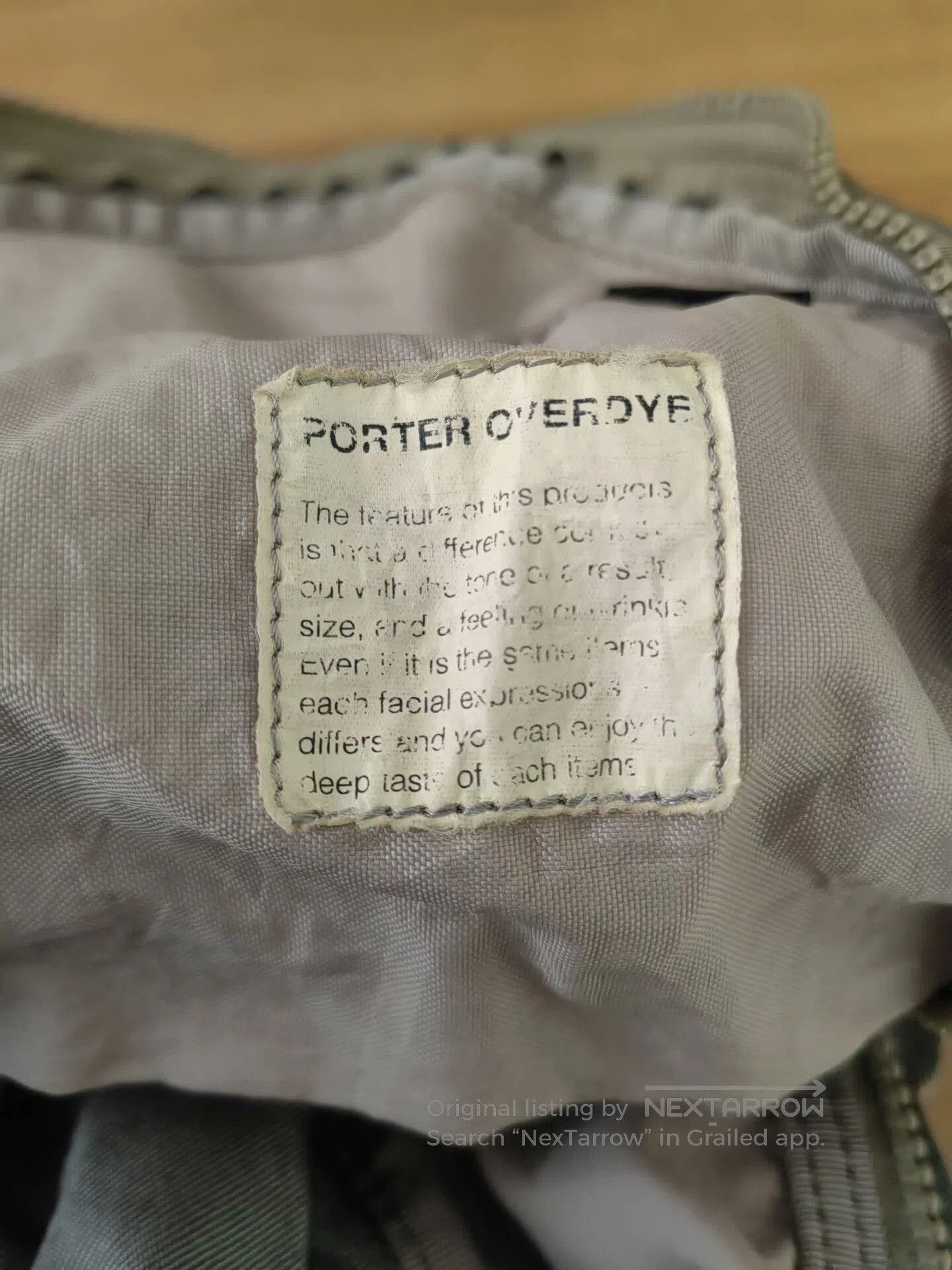 Porter Porter Overdye Backpack with Unique Finish. Size ONE SIZE - 6 Thumbnail