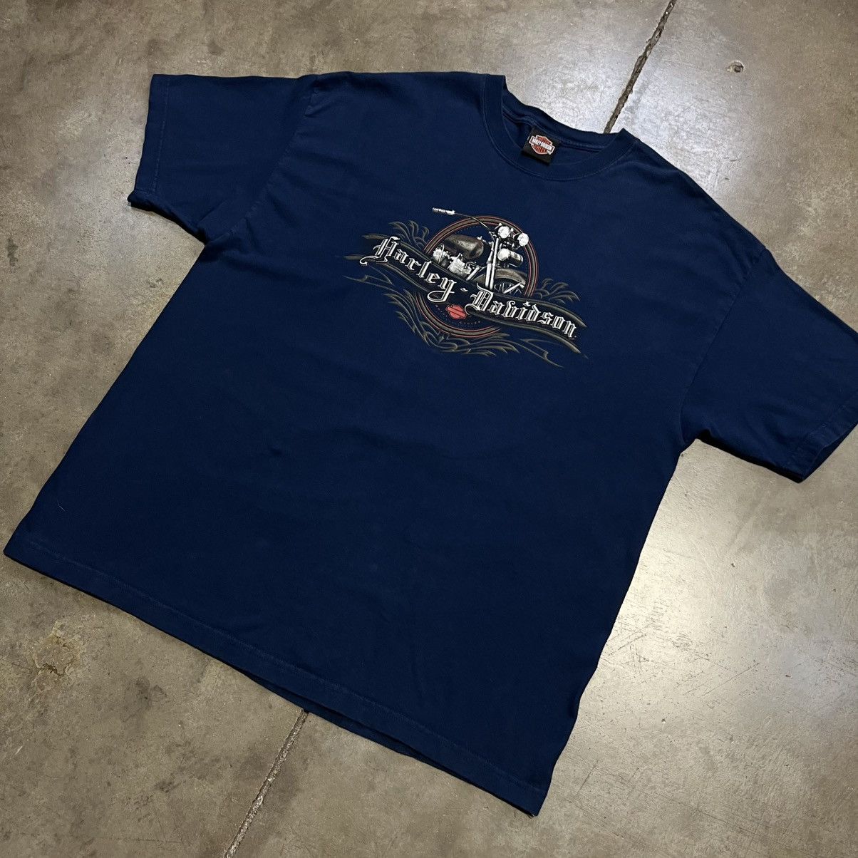 Harley Davidson × Vintage Vintage Harley Davidson T Shirt Motorcycle Biker Metro Iowa Size US XXL / EU 58 / 5 - 2 Thumbnail