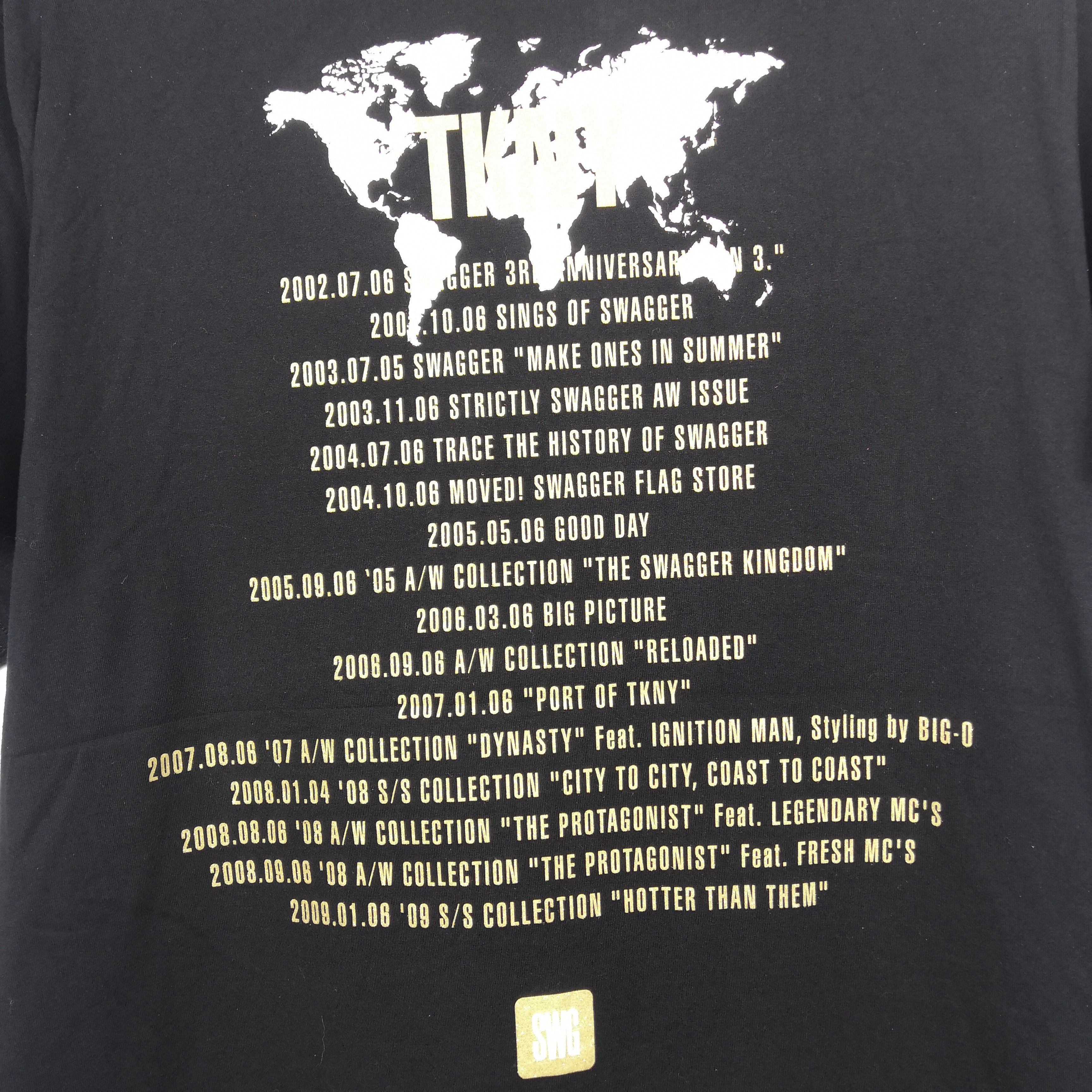 Japanese Brand Y2K Swagger Xth T-Shirt Anniversary Tour Concert Tees Size US XXL / EU 58 / 5 - 6 Thumbnail