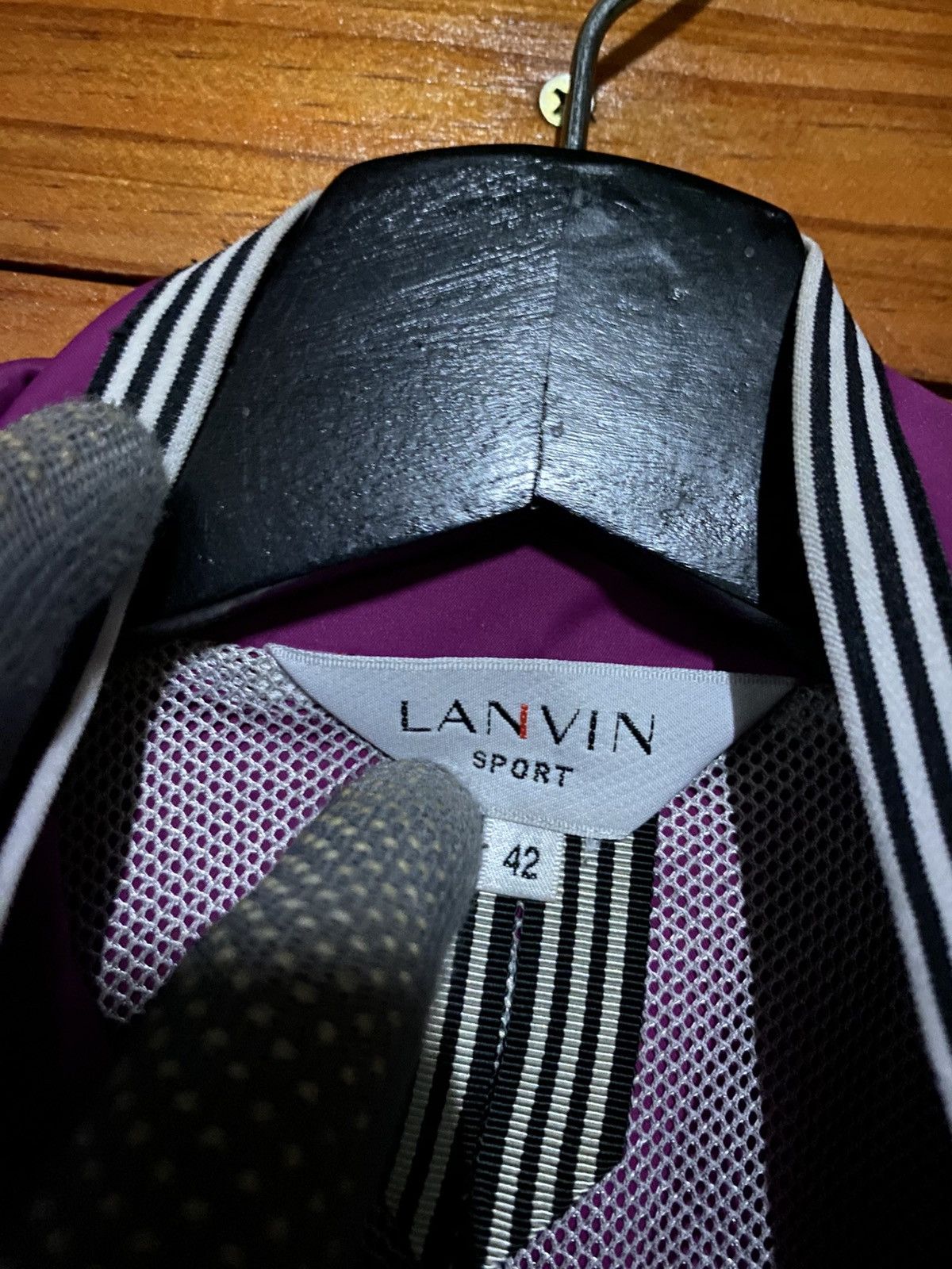 Lanvin 🧥 Lanvin Sport Sleeveless Hooded Vest | Magenta Windbreaker Size M / US 6-8 / IT 42-44 - 6 Thumbnail