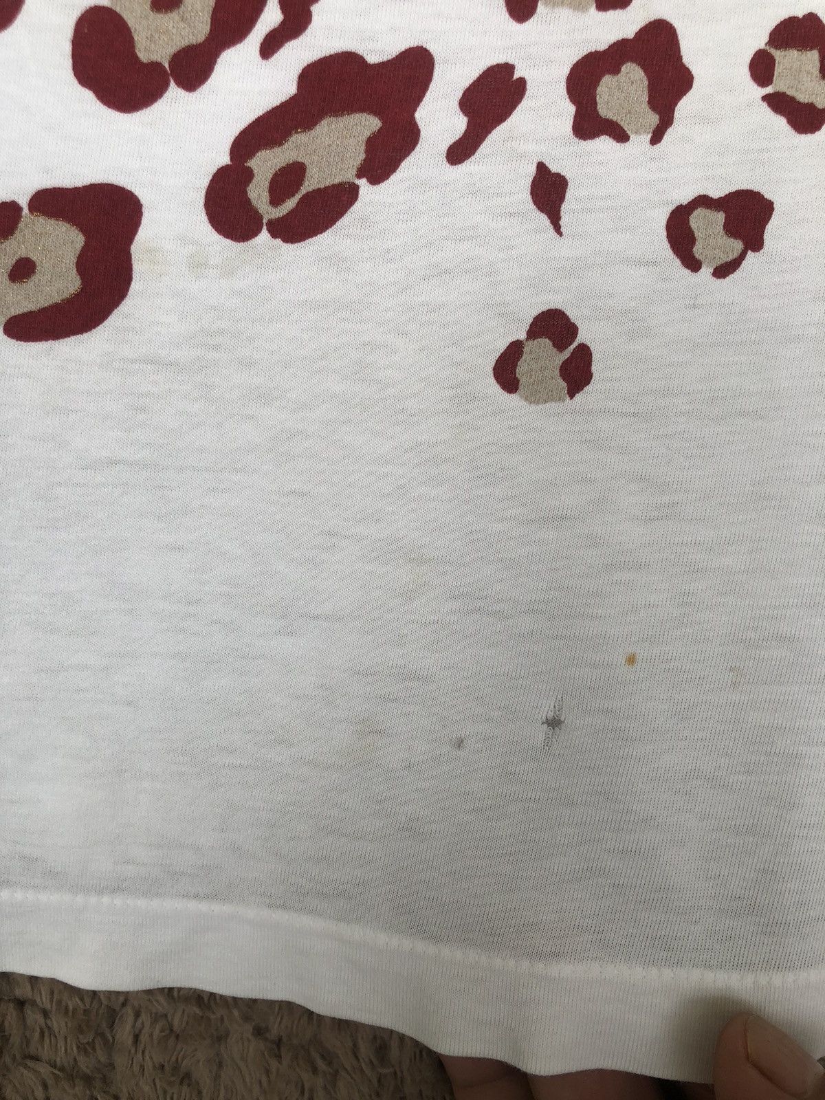 Vintage 80s KANSAI Leopard Skin Punk Design