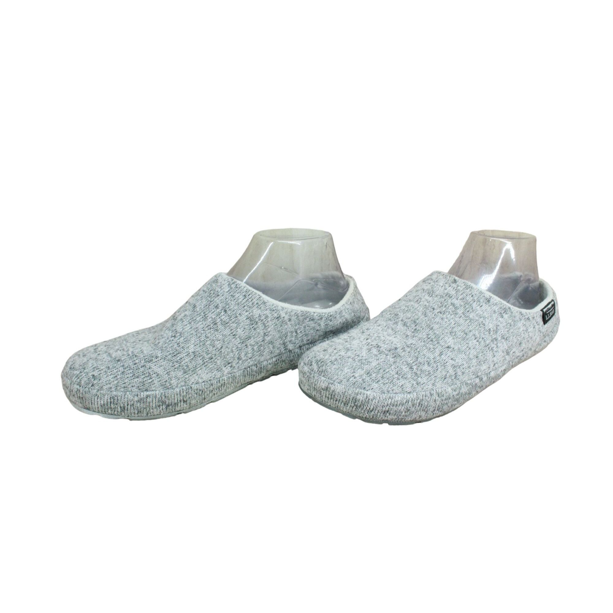 L.L. Bean LL Bean Women's Sweater Knit Fleece Slipper Scuff Heather Size US 9 / IT 39 - 3 Thumbnail