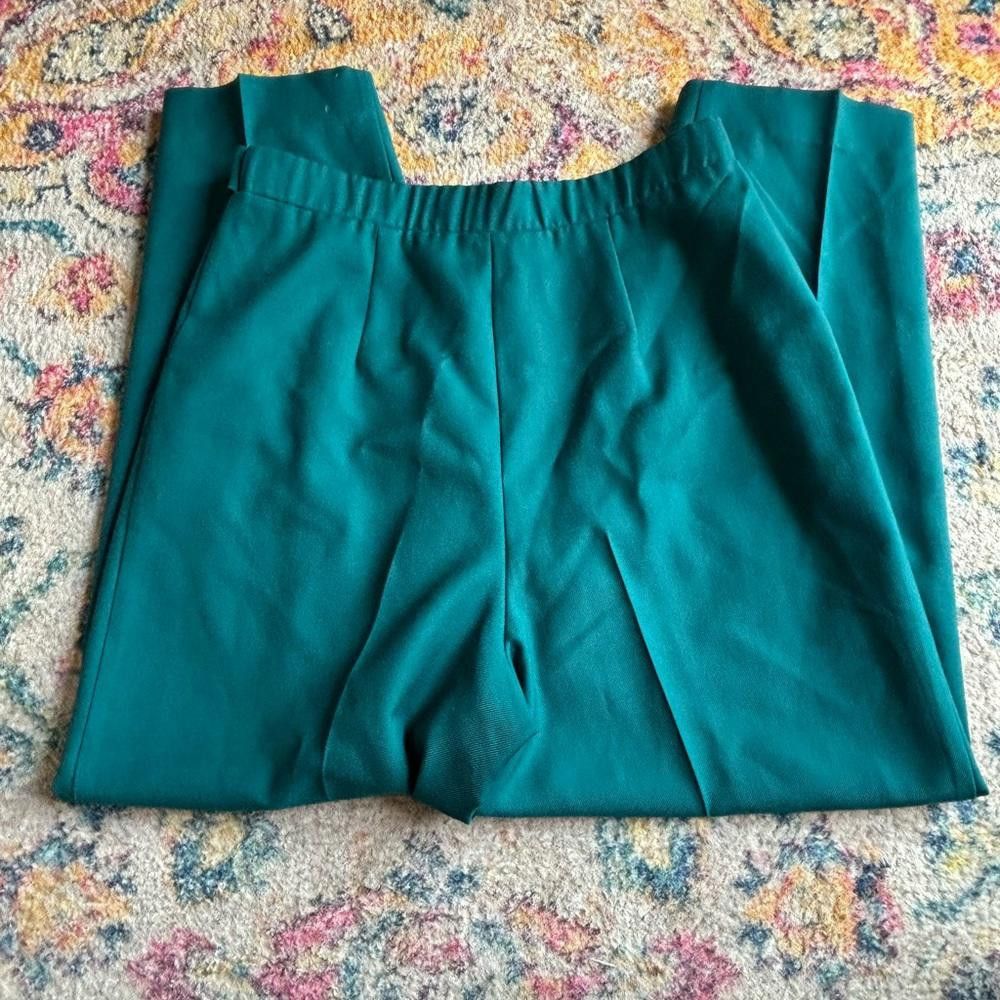 Designer Vintage Wool Paris Star High Waisted Pants Size 36" / US 14 / IT 50 - 4 Thumbnail