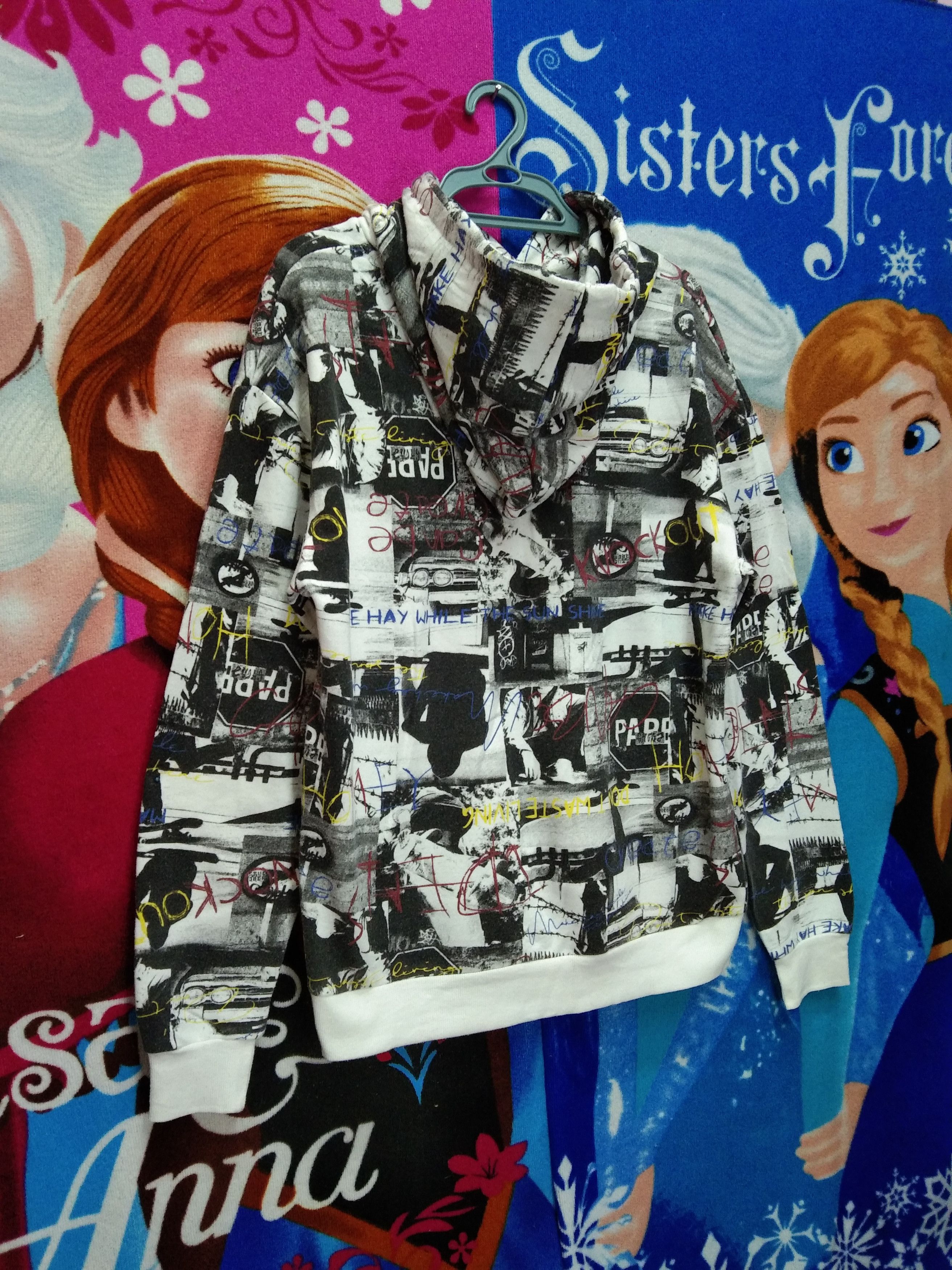 Japanese Brand JUNGLESTORM FULL PRINT HOODIE Size US M / EU 48-50 / 2 - 3 Thumbnail