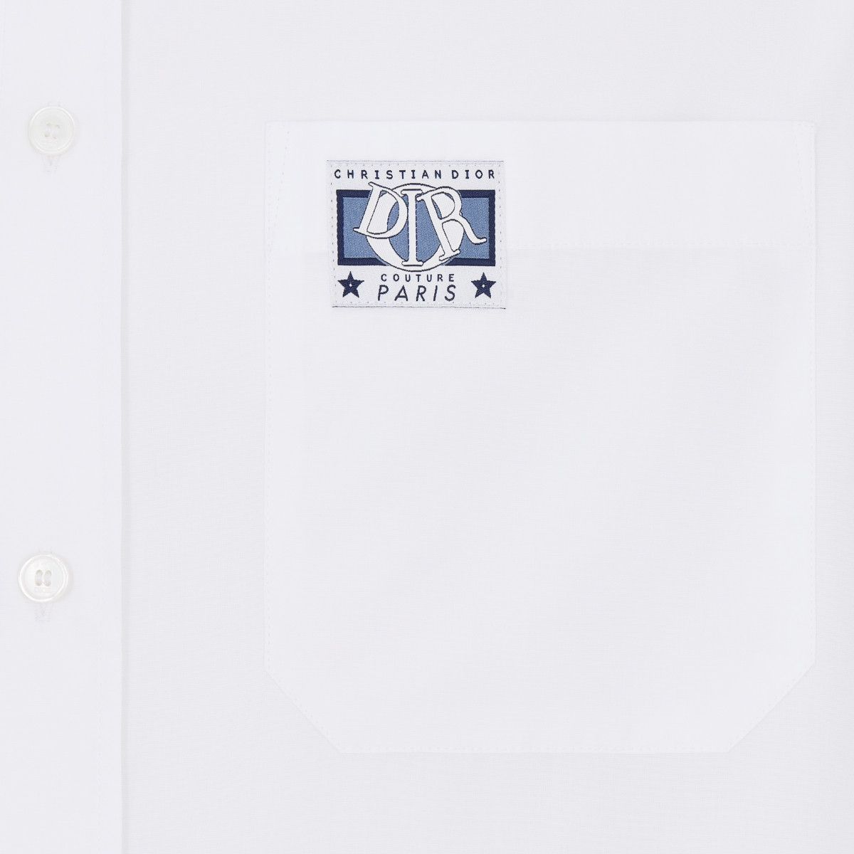 Dior o1bcso1str0226 Charm Short-Sleeved Shirt in White Size US XL / EU 56 / 4 - 3 Thumbnail