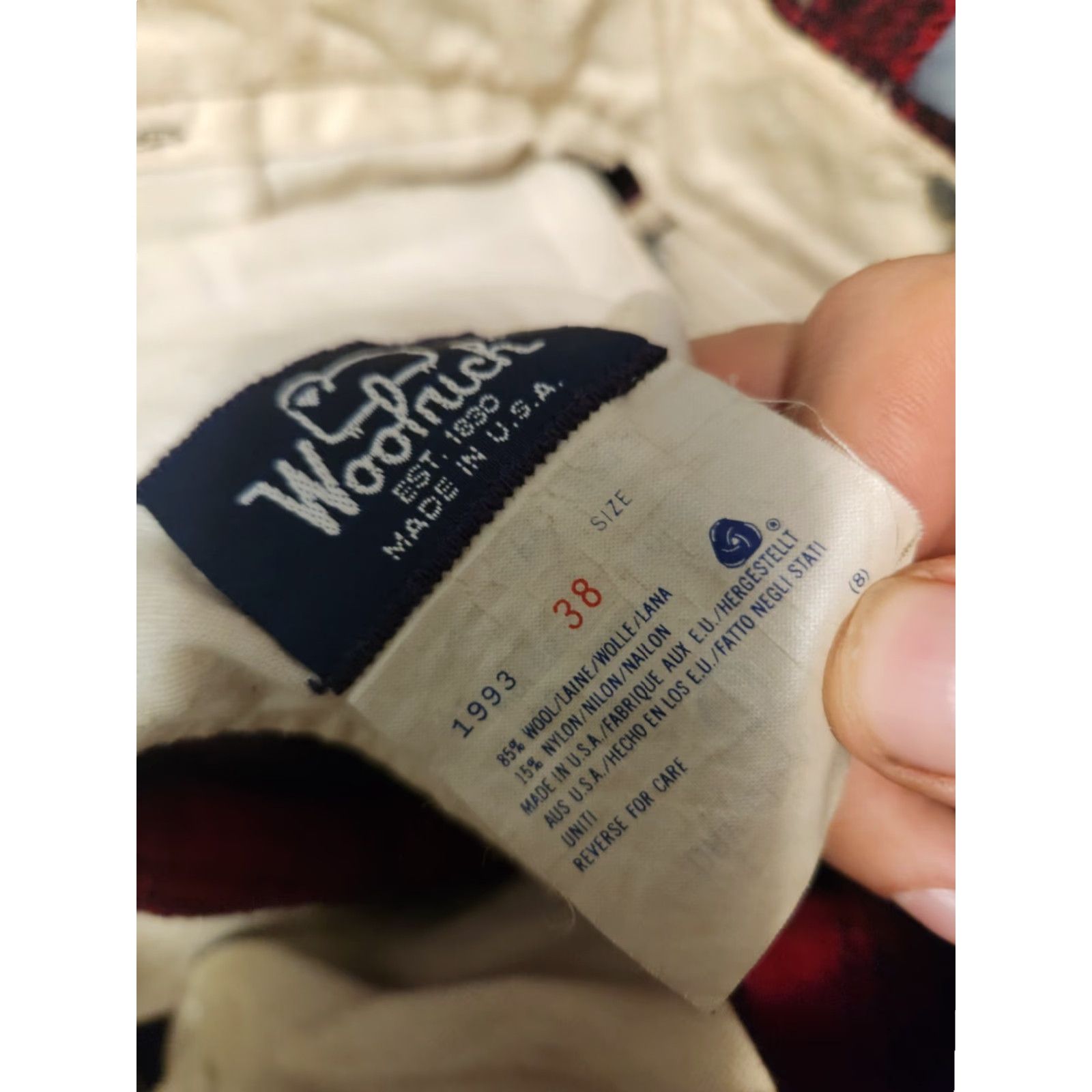 Vintage VINTAGE Woolrich Hunting Jacket Pants Buffalo Plaid Mackinaw Sz 42 38 Men Red and Black Wool Regular Jacket Pants Mens 60s Hunt Size US 42 / EU 58 - 4 Thumbnail