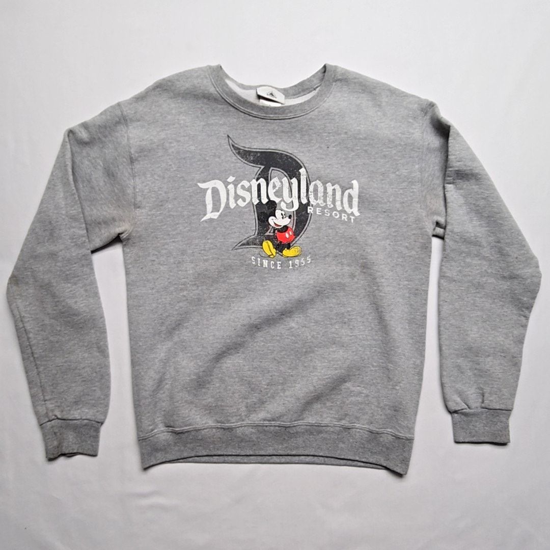 Disney Disneyland Resort Mickey Sweatshirt Gray Graphic Small Size US S / EU 44-46 / 1 - 1 Thumbnail