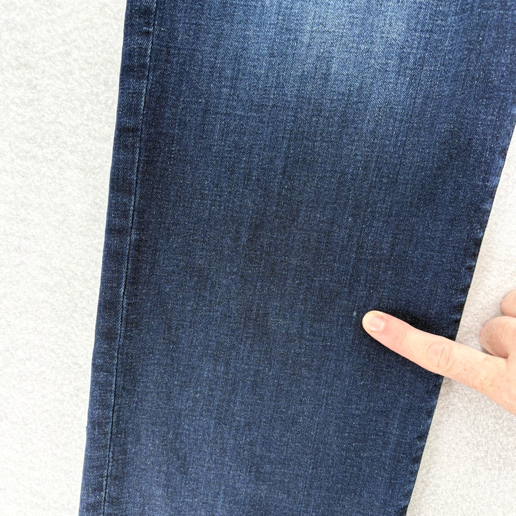 Vintage Joes Jeans Brixton Straight Narrow Mens 38x35 Blue Dark Wash Stretch Denim Pants Jeans Size US 38 / EU 54 - 4 Thumbnail