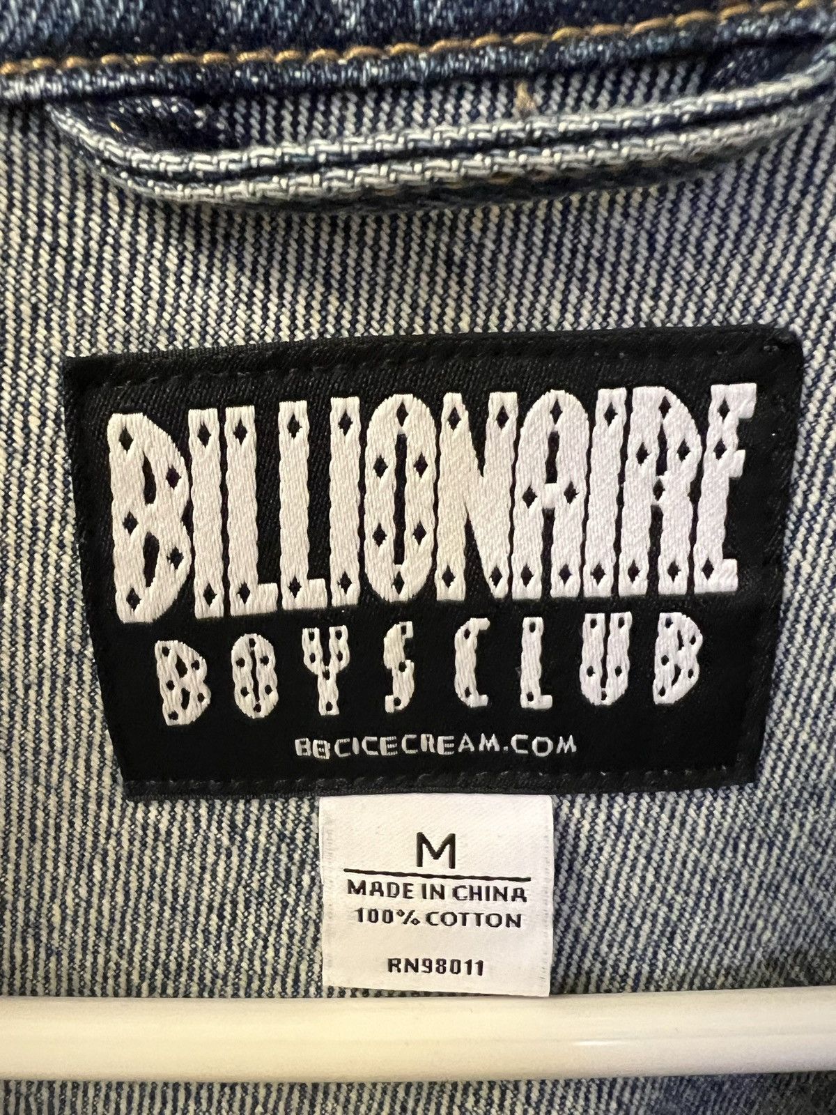 Billionaire Boys Club Billionaire Boys Club BBC Denim Trucker Jacket Mens Medium Size US M / EU 48-50 / 2 - 3 Thumbnail