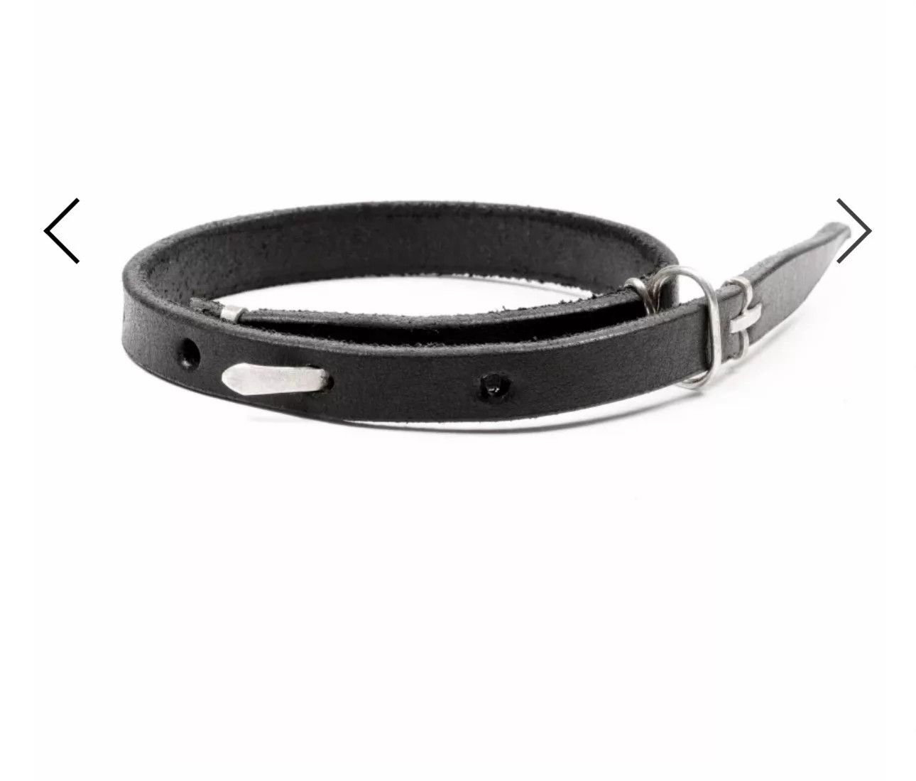 Ma+ maurizio amadei m.a+ Cross Leather Bracelet New Size ONE SIZE - 7 Thumbnail