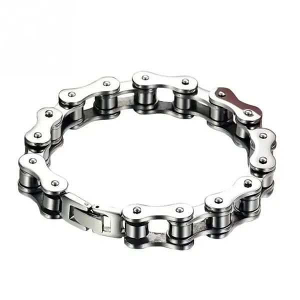 VIBE Biker Bicycle Motorcycle Chain Bracelet Size ONE SIZE - 1 Thumbnail